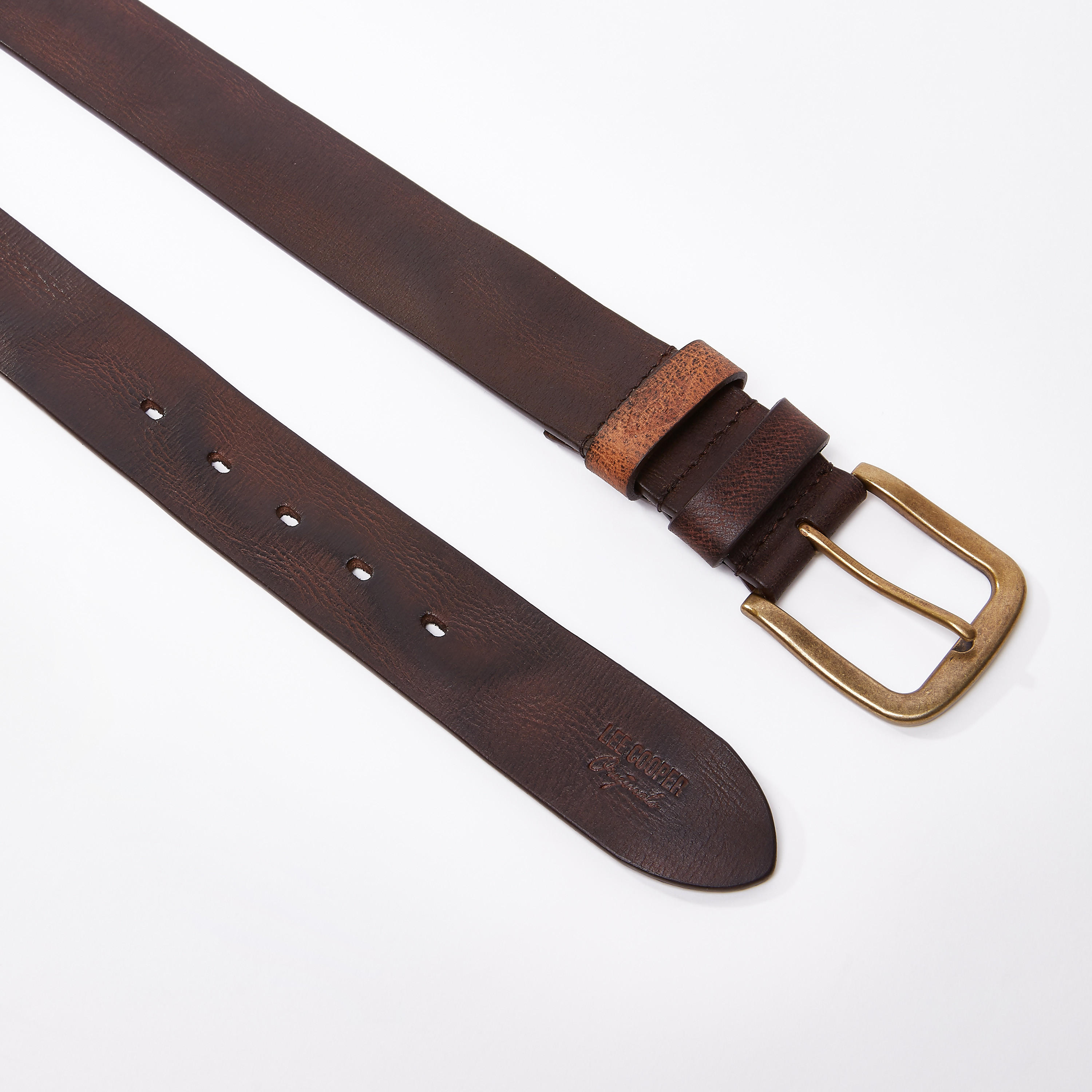 حزام بارز الملمس بإبزيم إغلاق بدبوس-men-beltsandwallets-belts-image-1