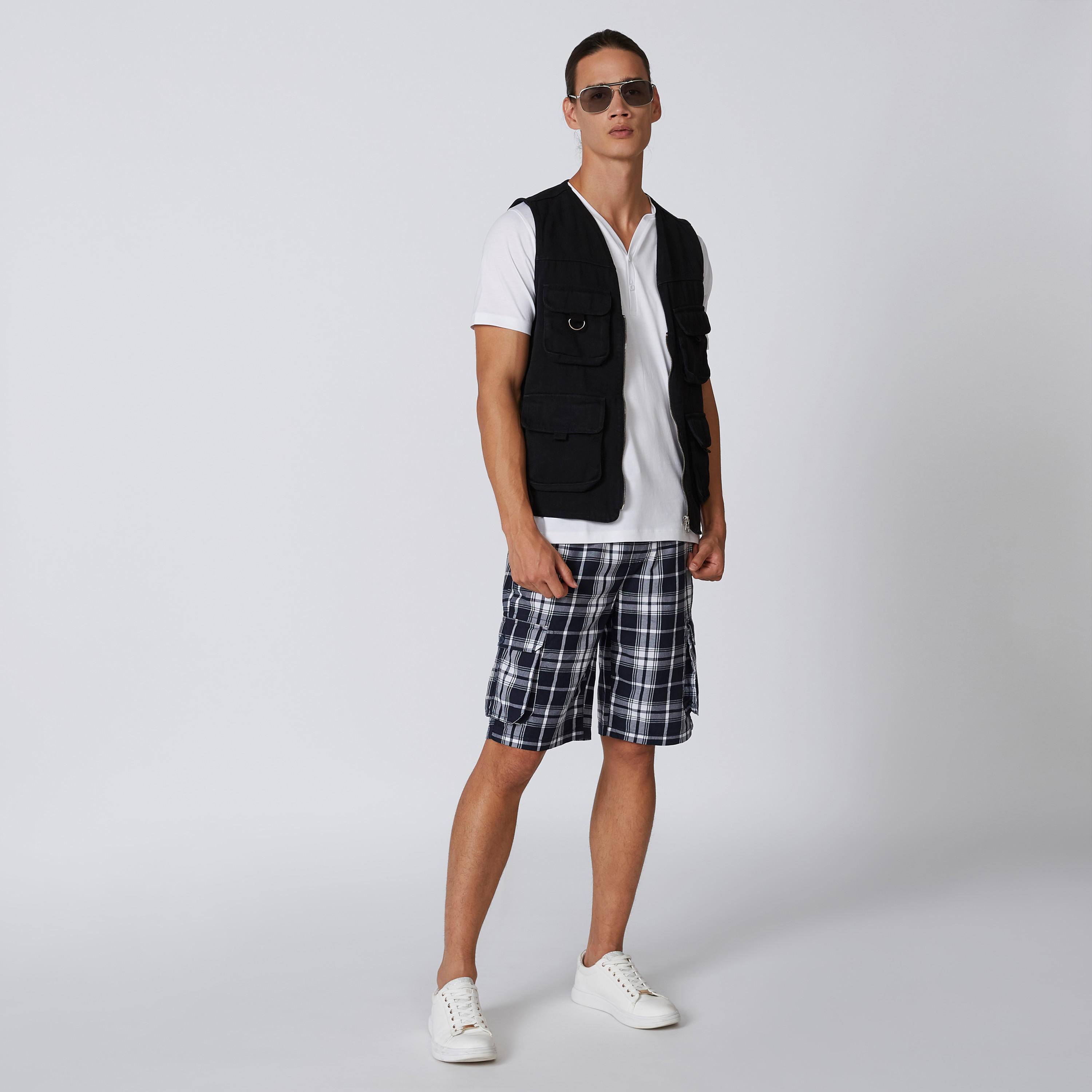 جيليه مستدام سادة بسحّاب إغلاق وجيوب-men-clothing-jacketsandblazers-jackets-image-3