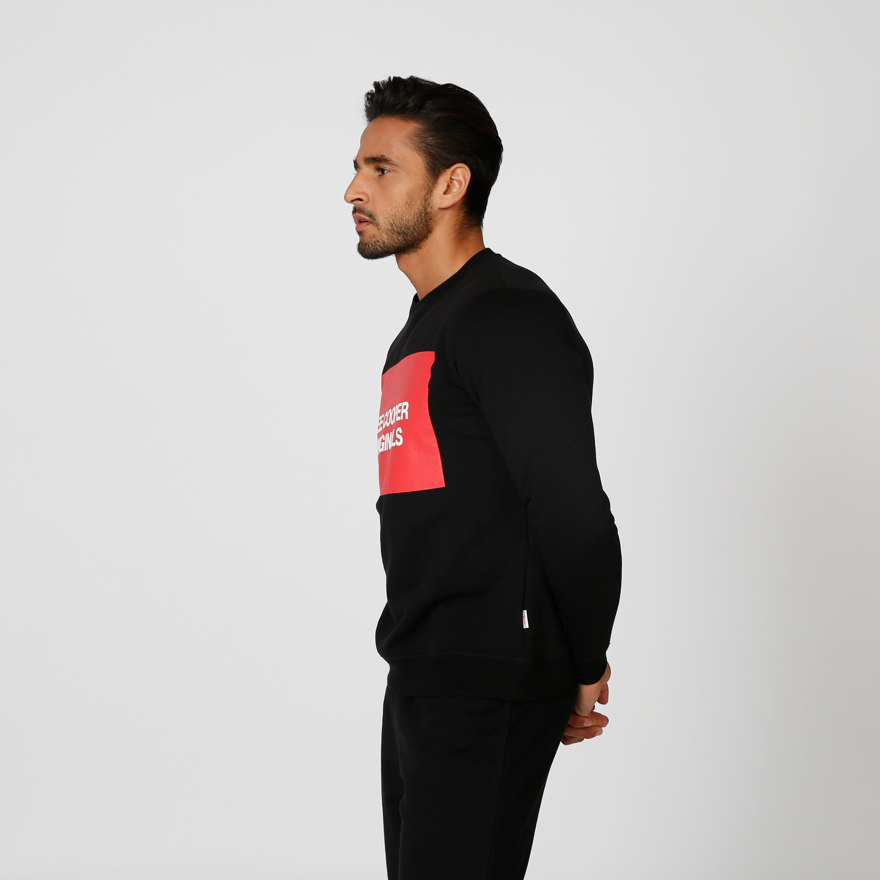 Sustainable Printed Sweat Shirt with Crew Neck and Long Sleeves-men-winterwear-hoodiesandsweatshirts-image-2