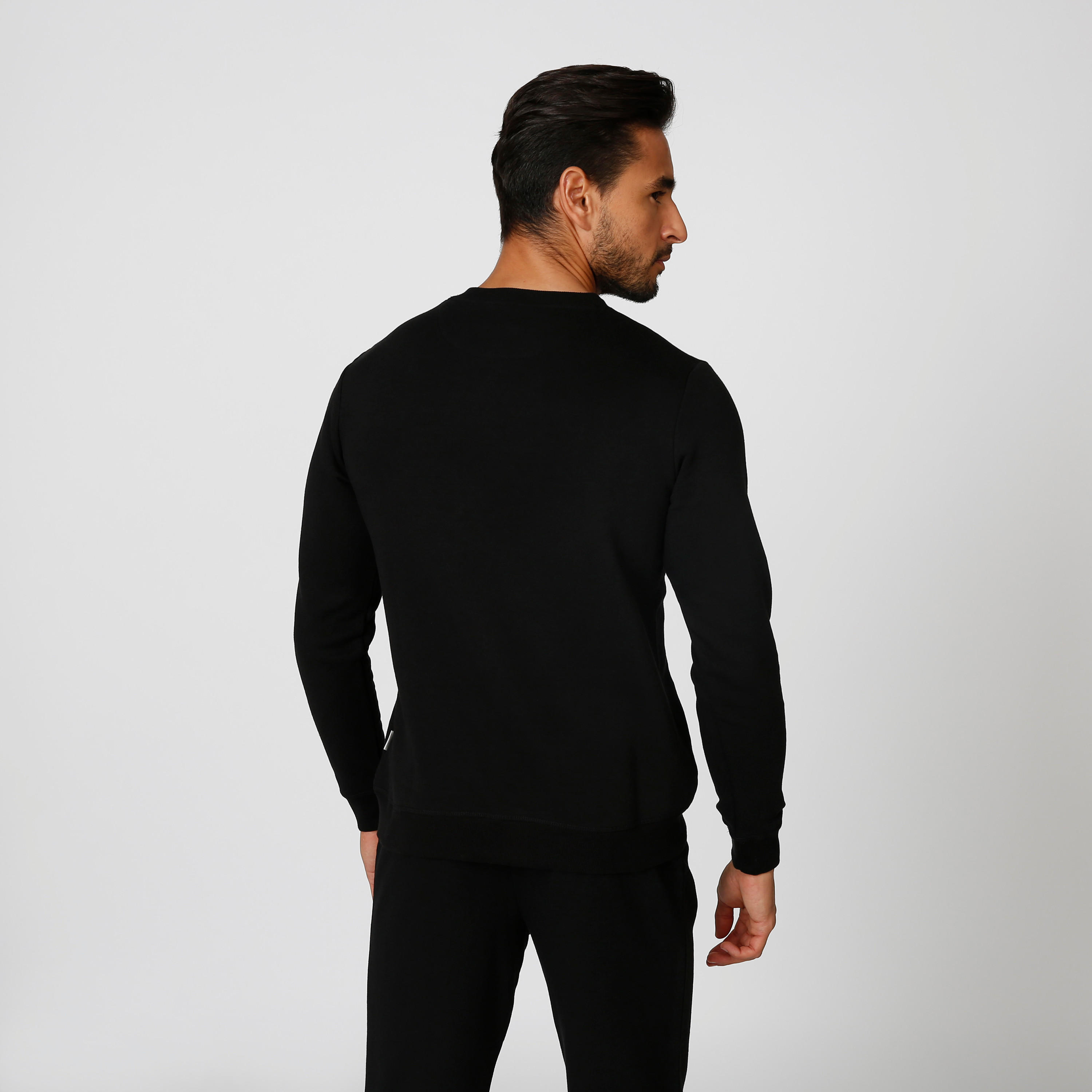 Sustainable Printed Sweat Shirt with Crew Neck and Long Sleeves-men-winterwear-hoodiesandsweatshirts-image-3