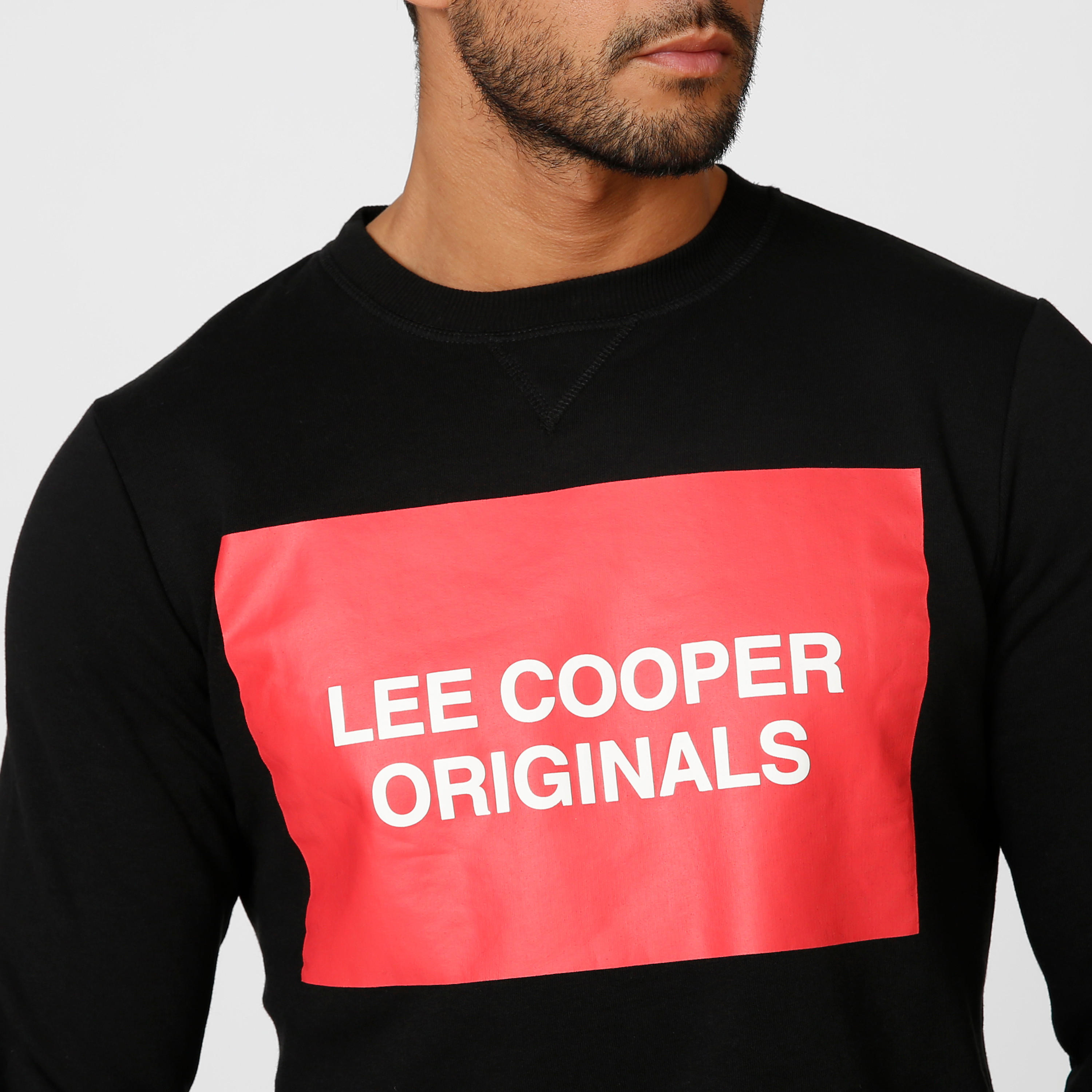 Sustainable Printed Sweat Shirt with Crew Neck and Long Sleeves-men-winterwear-hoodiesandsweatshirts-image-4