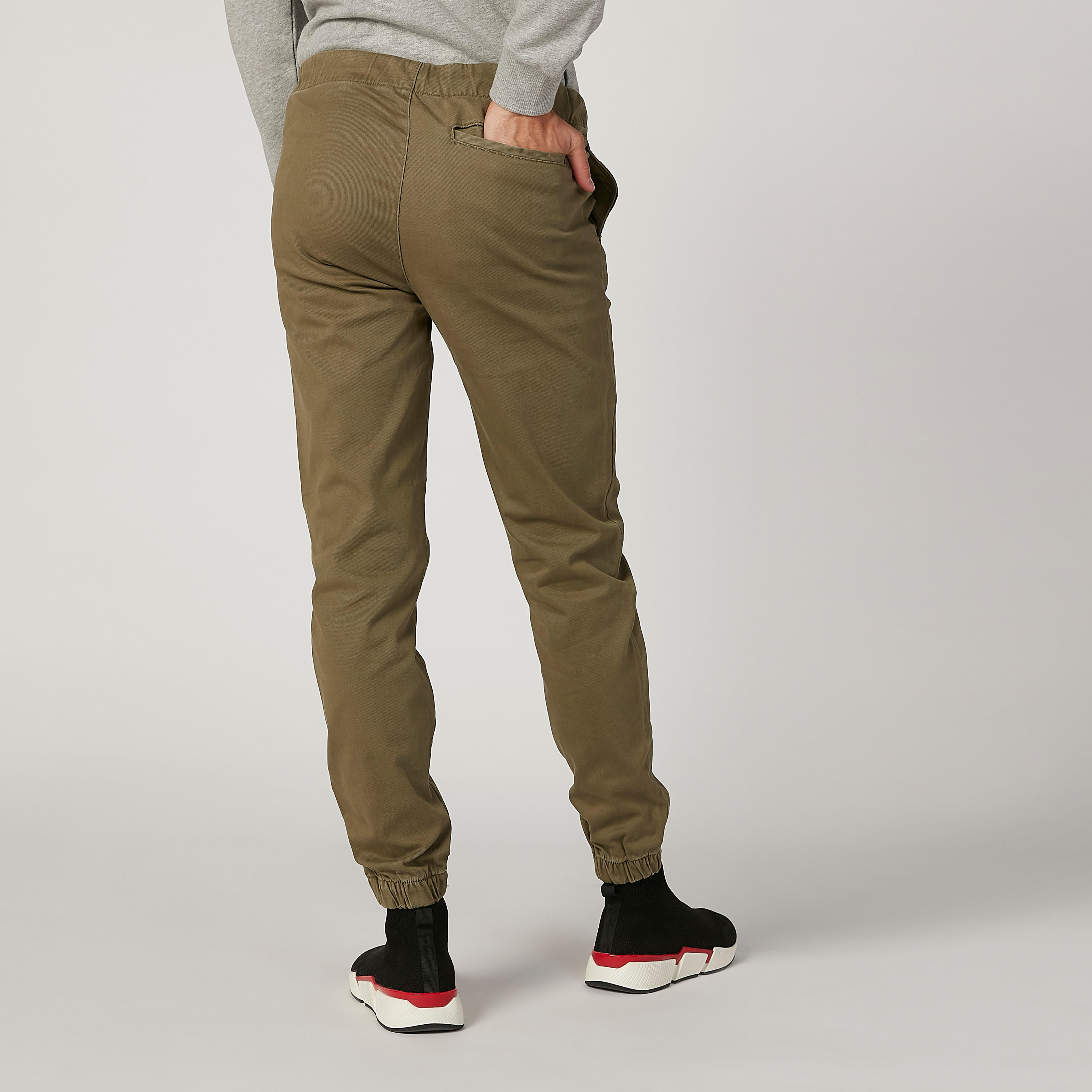 بنطلون رياضي مستدام سادة بأطراف ضيقة وجيوب -women-clothing-bottoms-joggers-image-4