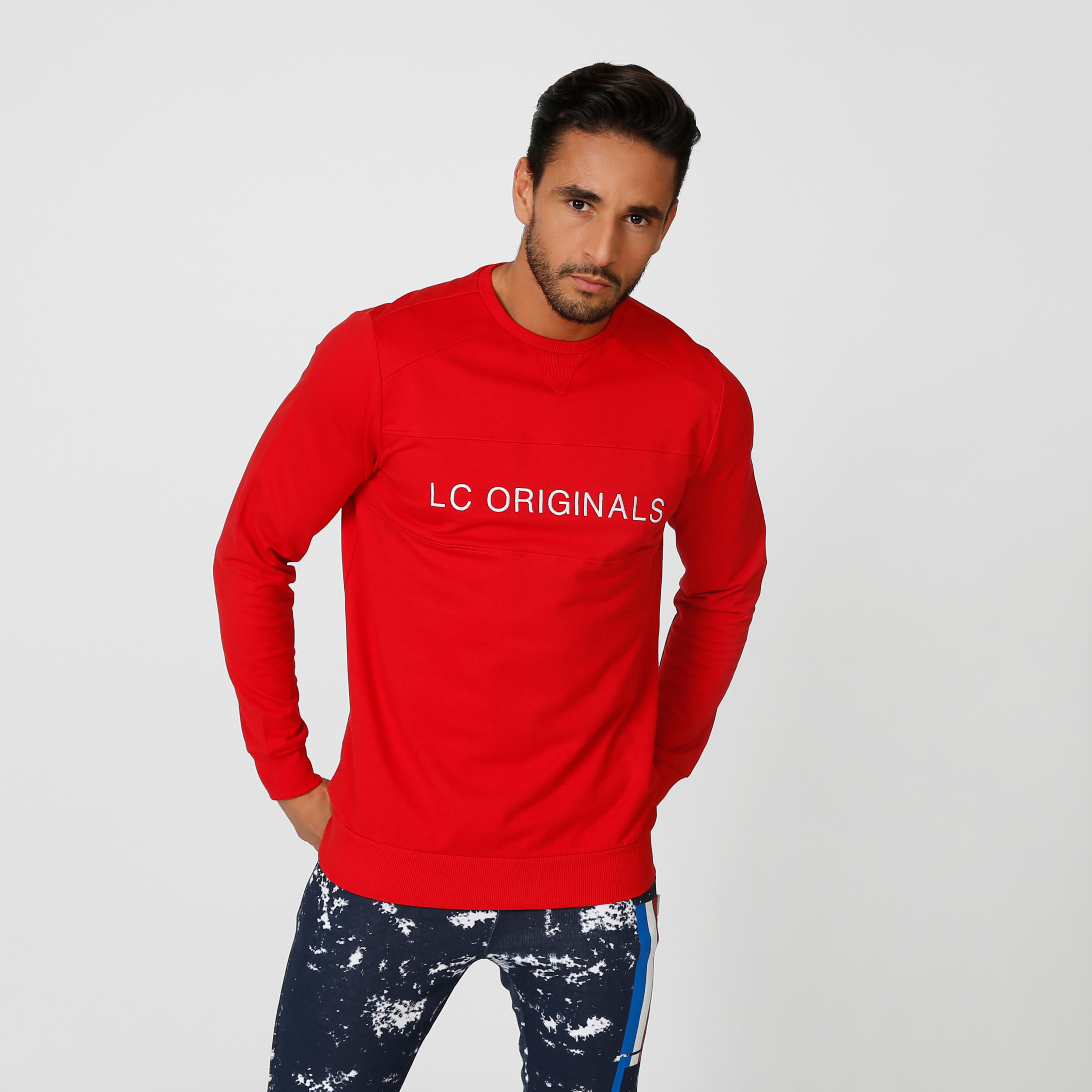 سويت شيرت مستدام بياقة مستديرة وأكمام طويلة وطبعات-men-winterwear-hoodiesandsweatshirts-image-7