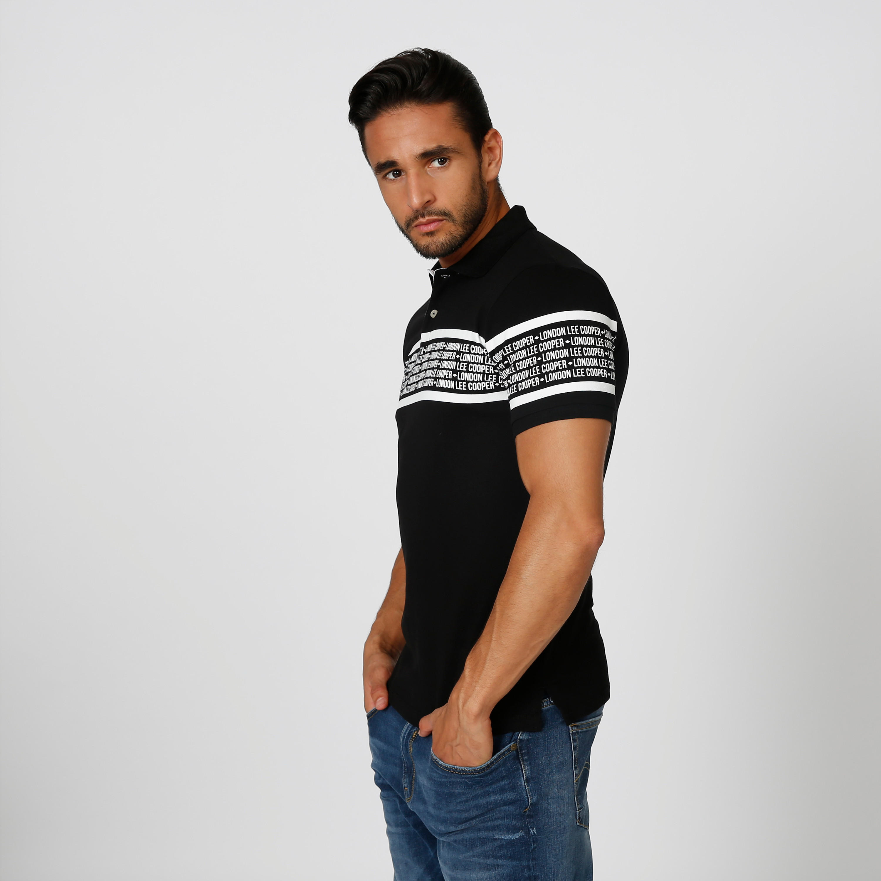 تيشيرت مستدام بولو بأكمام قصيرة وطبعات -men-clothing-tshirtsandpolos-polos-image-3