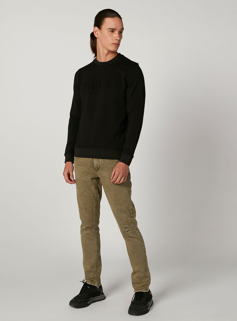 بنطلون جينز سكيني ممزق بخصر متوسط الارتفاع وجيوب من لي كوبر-men-clothing-bottoms-jeans-image-2
