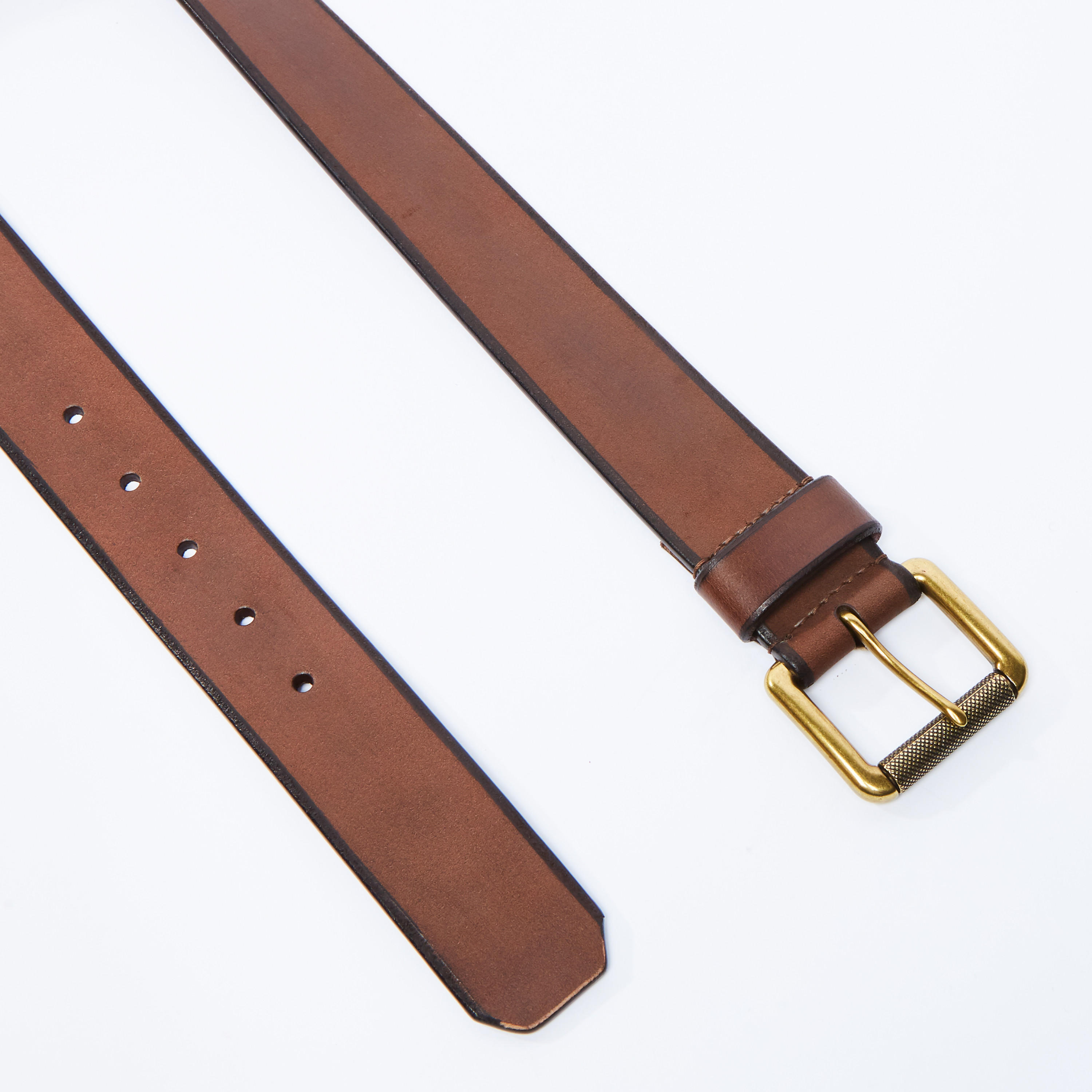 حزام بارز الملمس بإبزيم بدبوس-men-beltsandwallets-belts-image-1