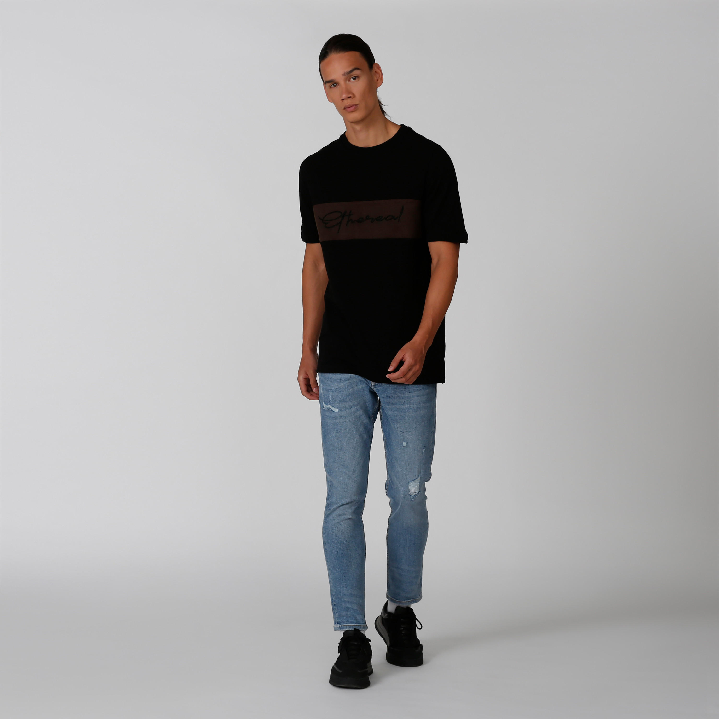 بنطلون جينز مستدام سكيني ممزّق بخصر متوسط الارتفاع وجيوب -men-clothing-bottoms-jeans-image-2