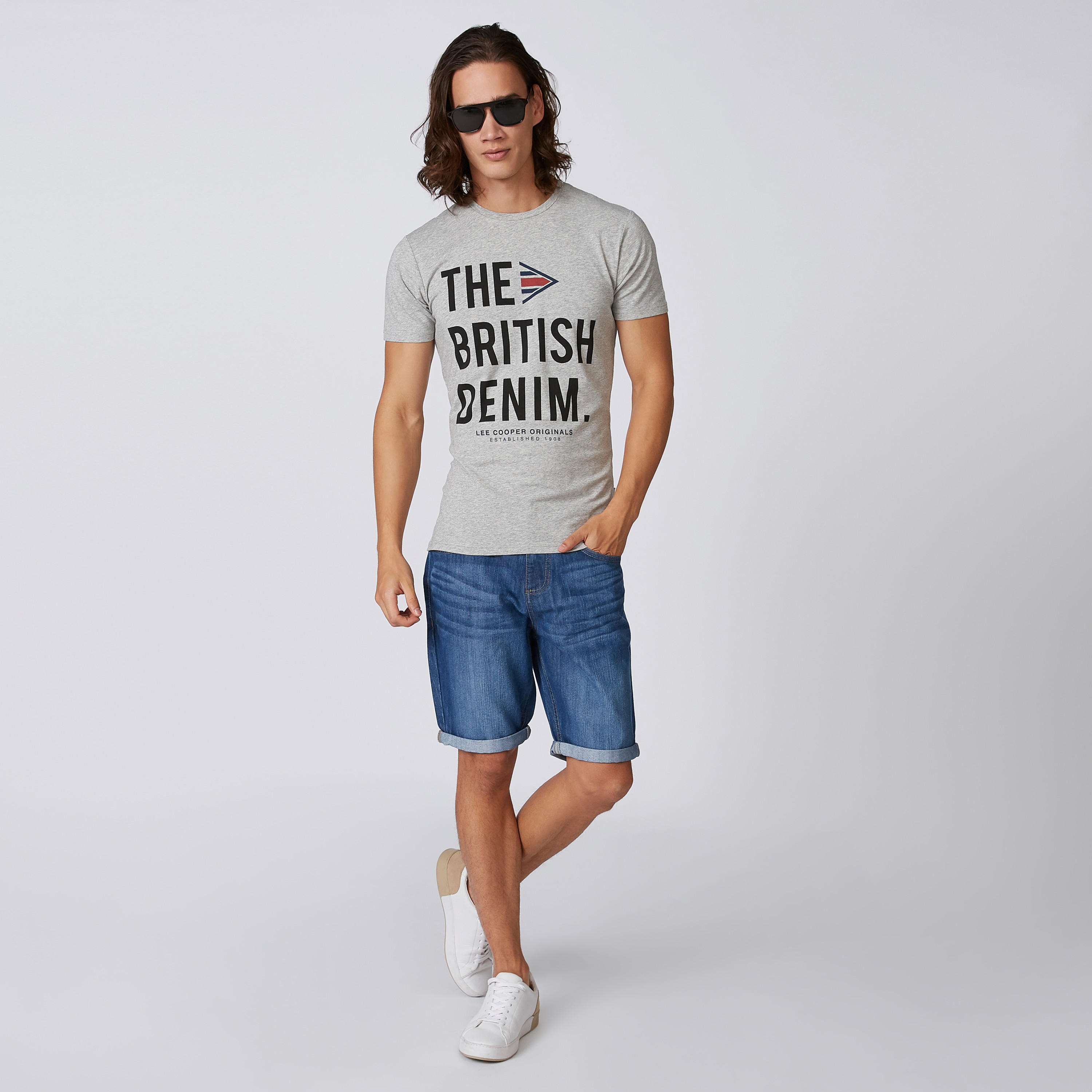 Lee Cooper Printed T-shirt with Round Neck and Short Sleeves-men-clothing-tshirtsandpolos-tshirts-image-2