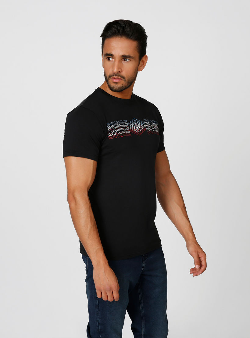 تيشيرت بياقة مستديرة وأكمام قصيرة وطبعات من لي كوبر-men-clothing-tshirtsandpolos-tshirts-image-3