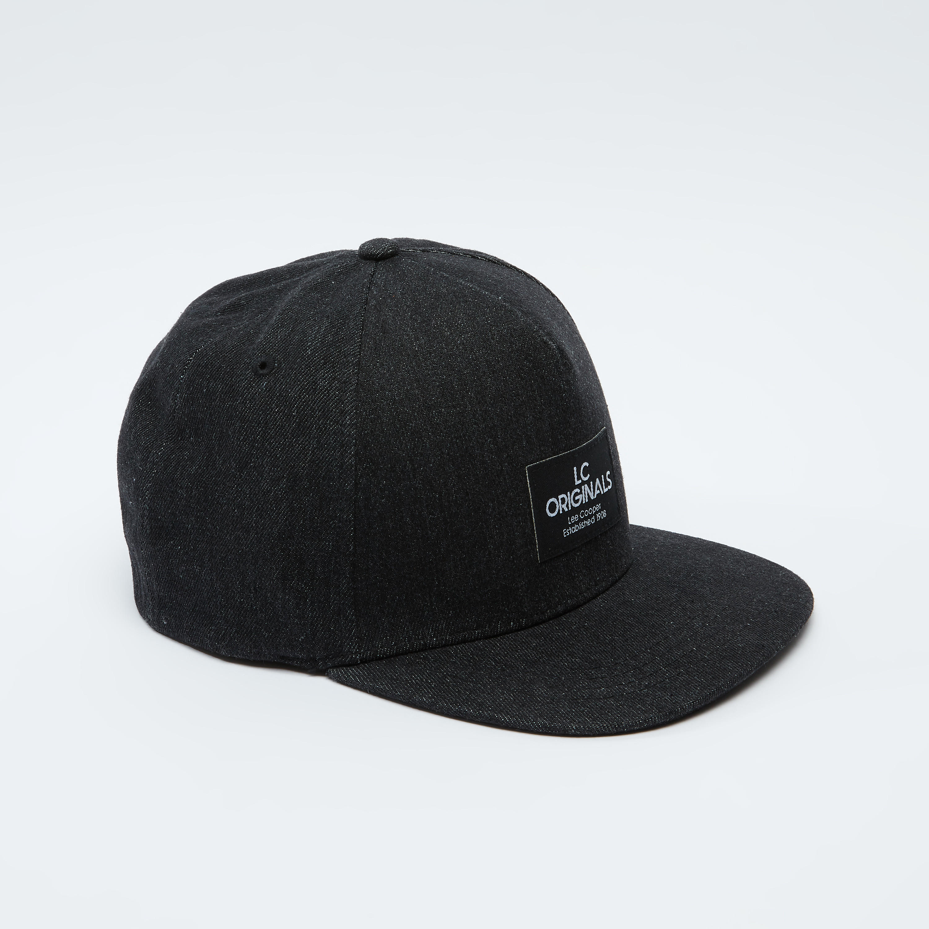 Lee Cooper Textured Cap with Snap Closure-men-caps-image-1