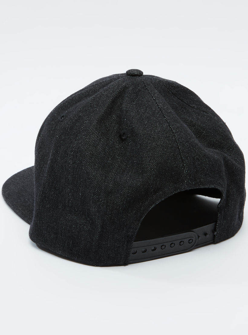 Lee Cooper Textured Cap with Snap Closure-men-caps-image-3