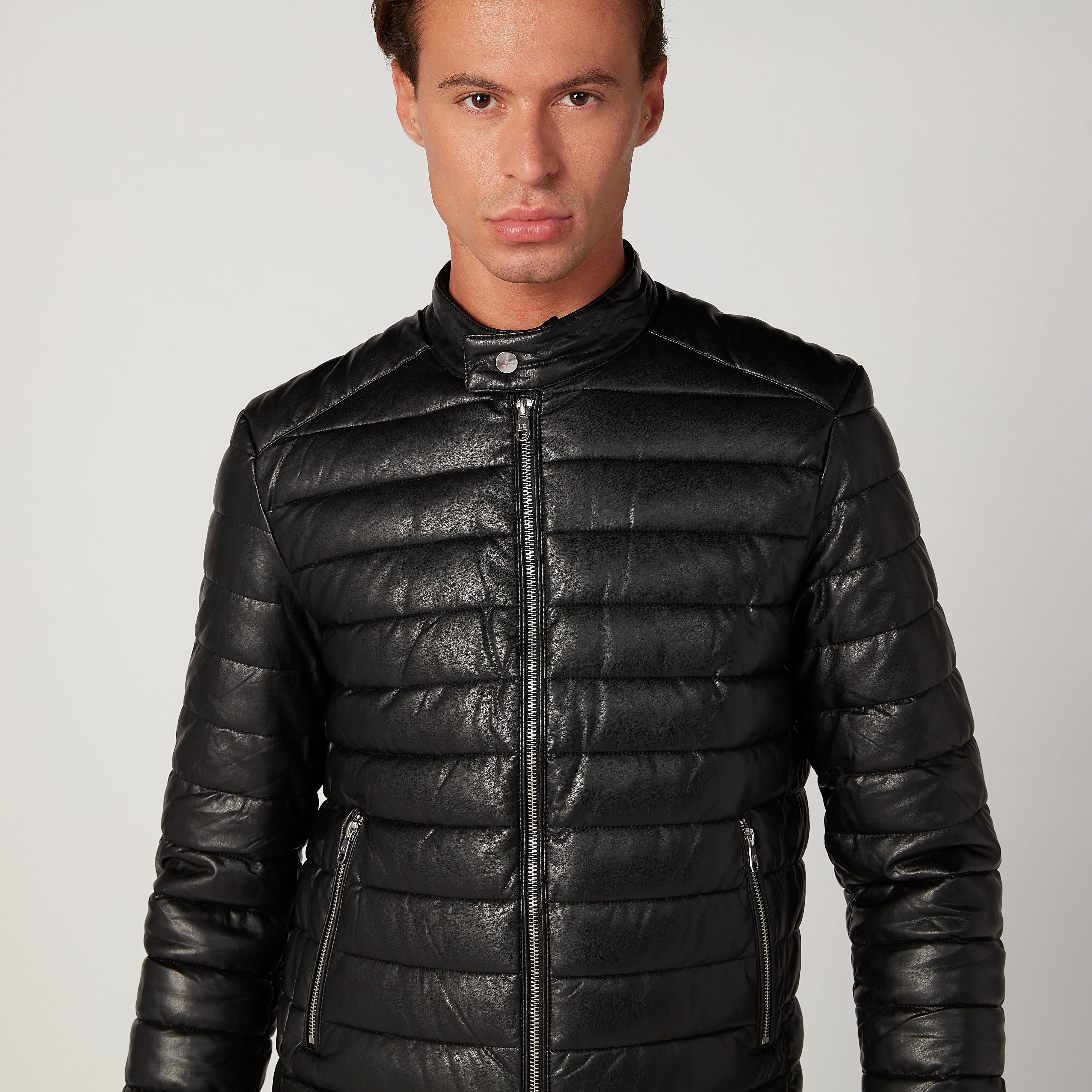 جاكيت مبطن بأكمام طويلة وتفاصيل جيوب من لي كوبر-men-clothing-jacketsandblazers-jackets-image-3