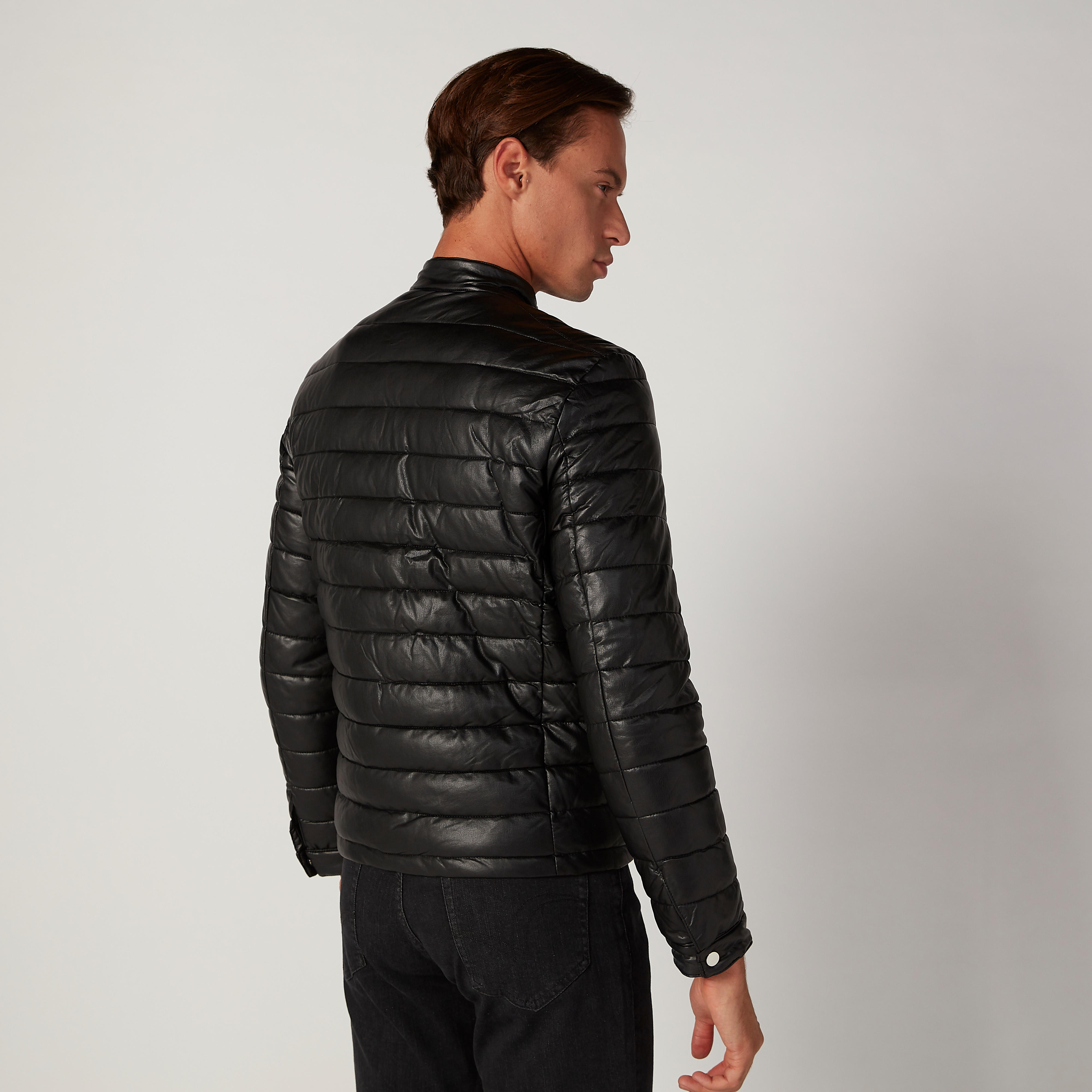 جاكيت مبطن بأكمام طويلة وتفاصيل جيوب من لي كوبر-men-clothing-jacketsandblazers-jackets-image-4