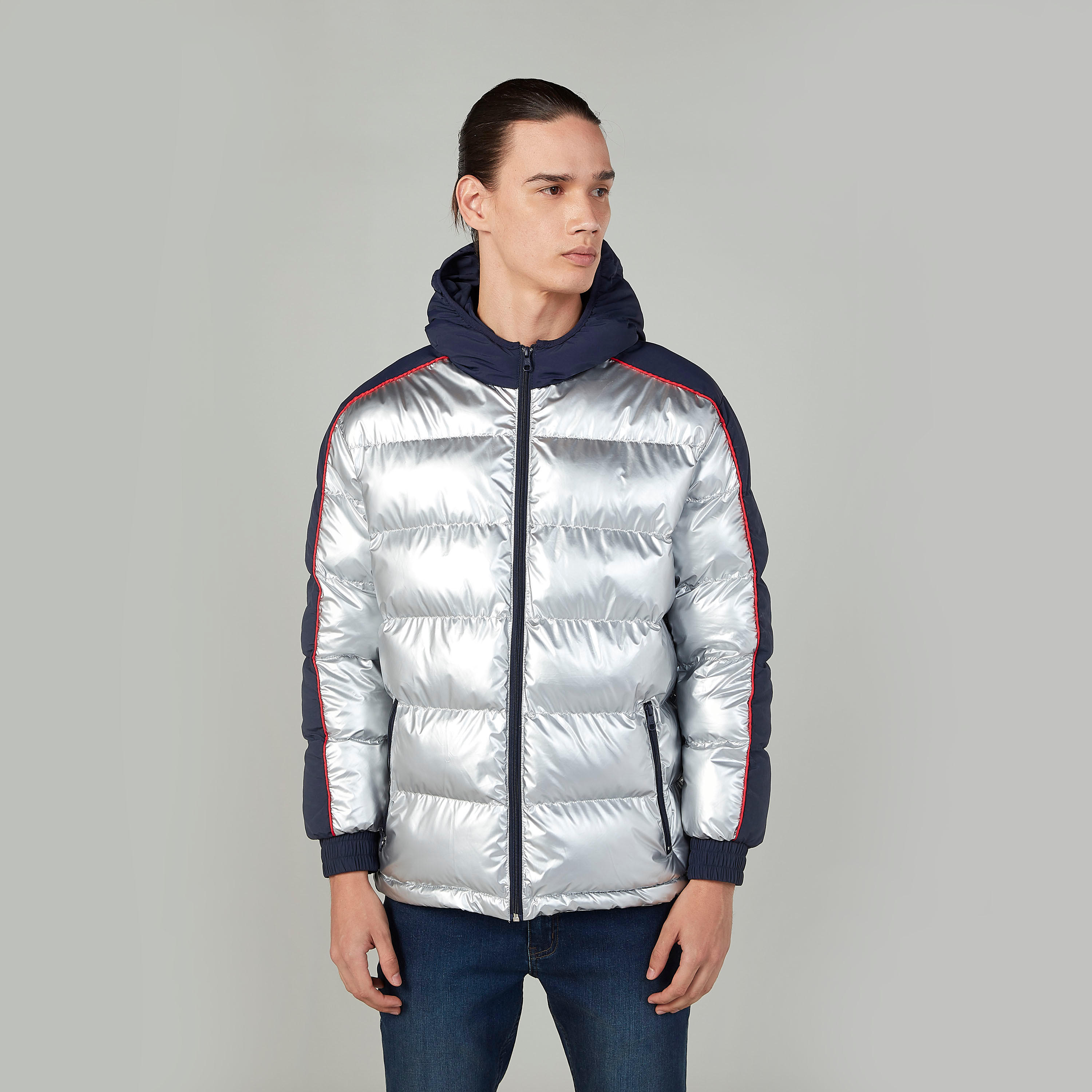 Lee Cooper Quilted Jacket with Long Sleeves and Hood-men-clothing-jacketsandblazers-jackets-image-1