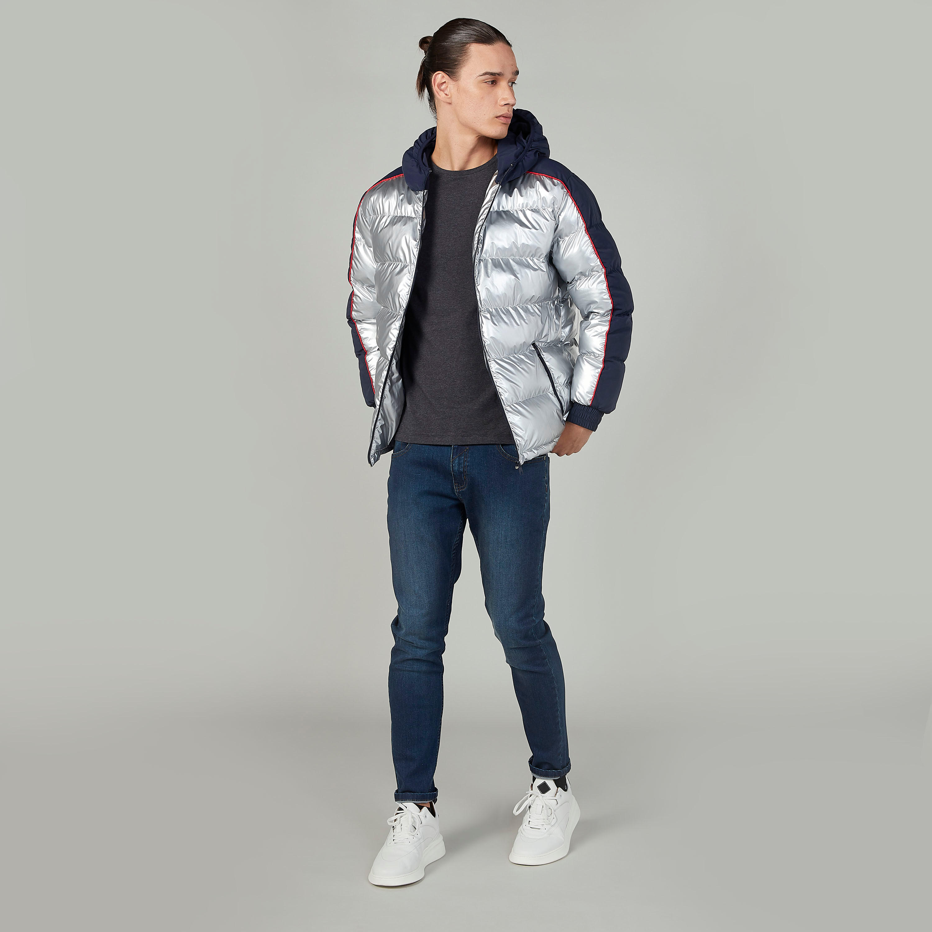Lee Cooper Quilted Jacket with Long Sleeves and Hood-men-clothing-jacketsandblazers-jackets-image-2
