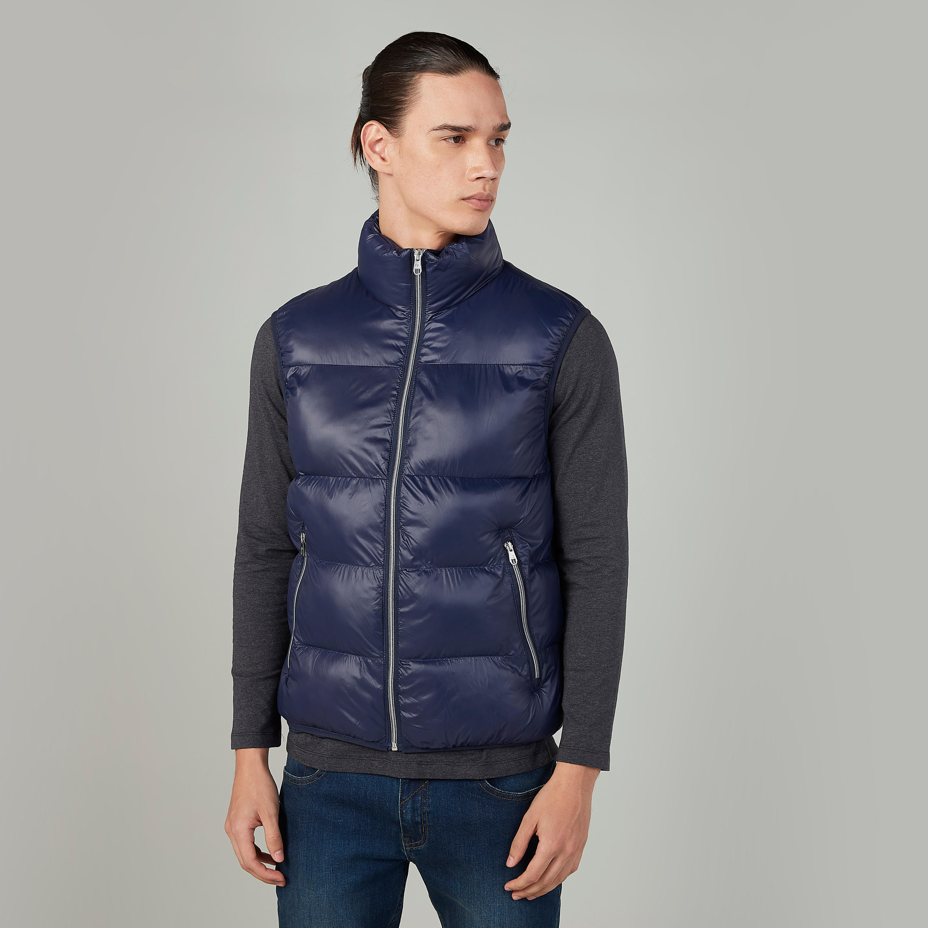 جاكيت جيليه بارز الملمس بقبعة وتفاصيل جيوب من لي كوبر-men-clothing-jacketsandblazers-jackets-image-1
