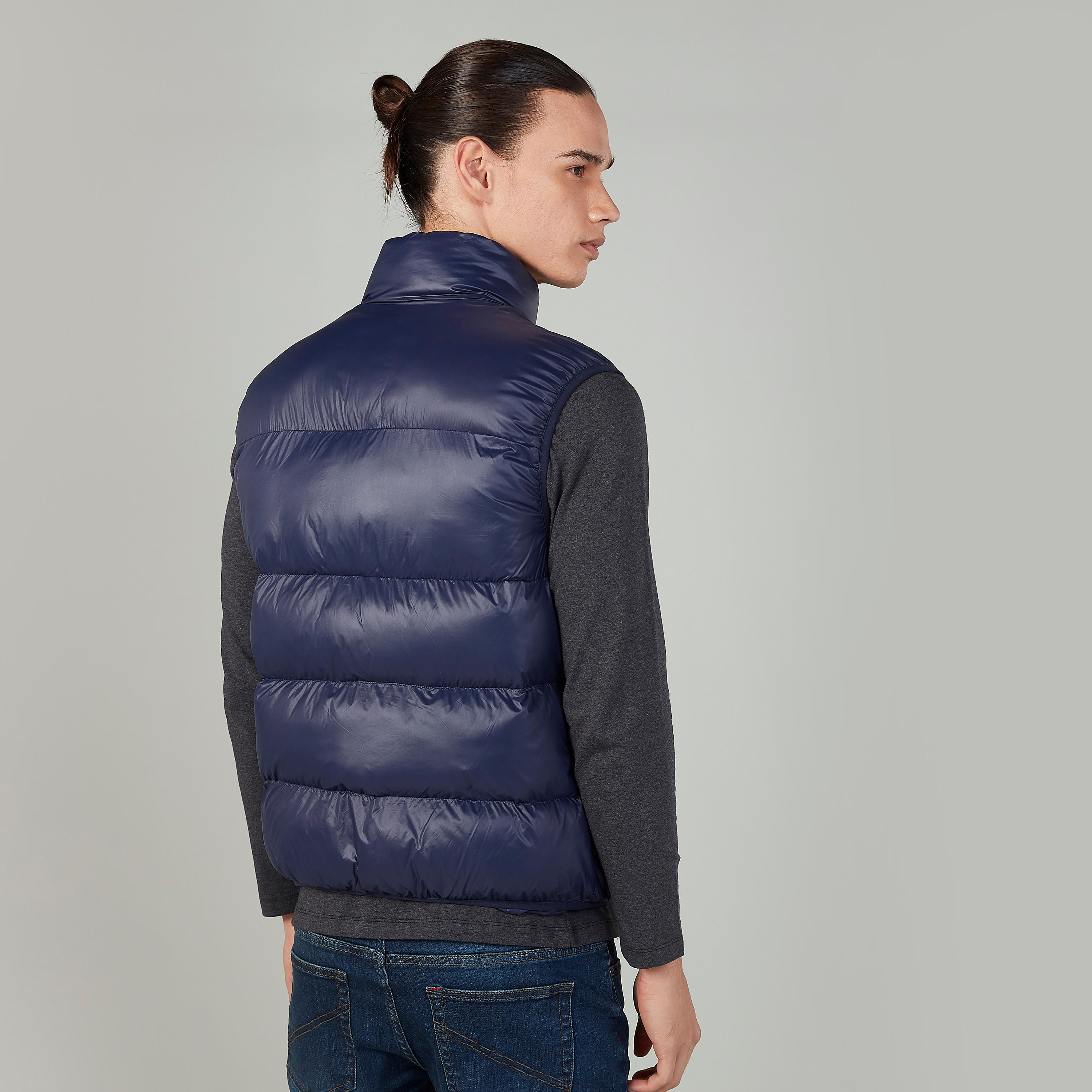 جاكيت جيليه بارز الملمس بقبعة وتفاصيل جيوب من لي كوبر-men-clothing-jacketsandblazers-jackets-image-4