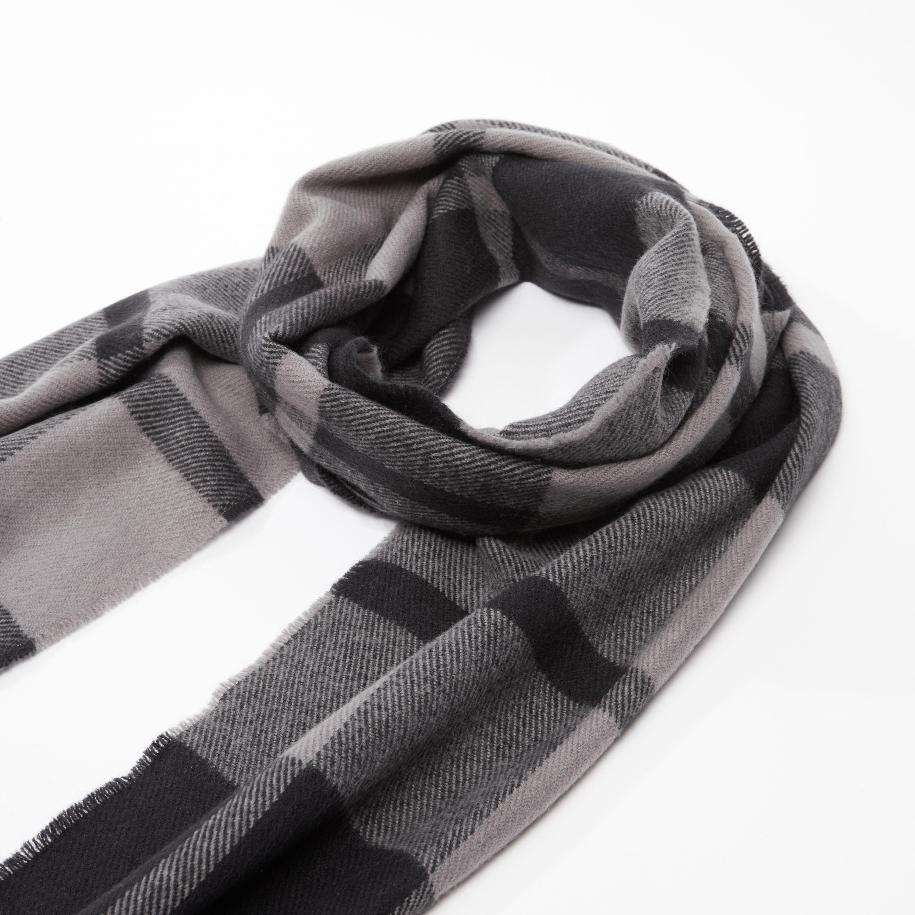 Lee Cooper Chequered Scarf with Fringes-men-scarvesandgloves-image-1