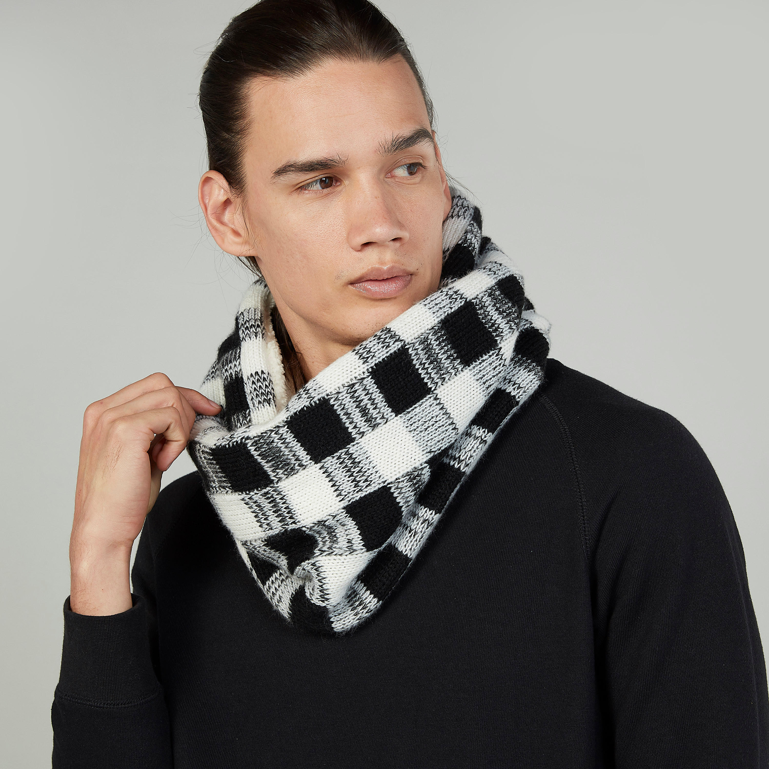 Lee Cooper Chequered Scarf-men-scarvesandgloves-image-2