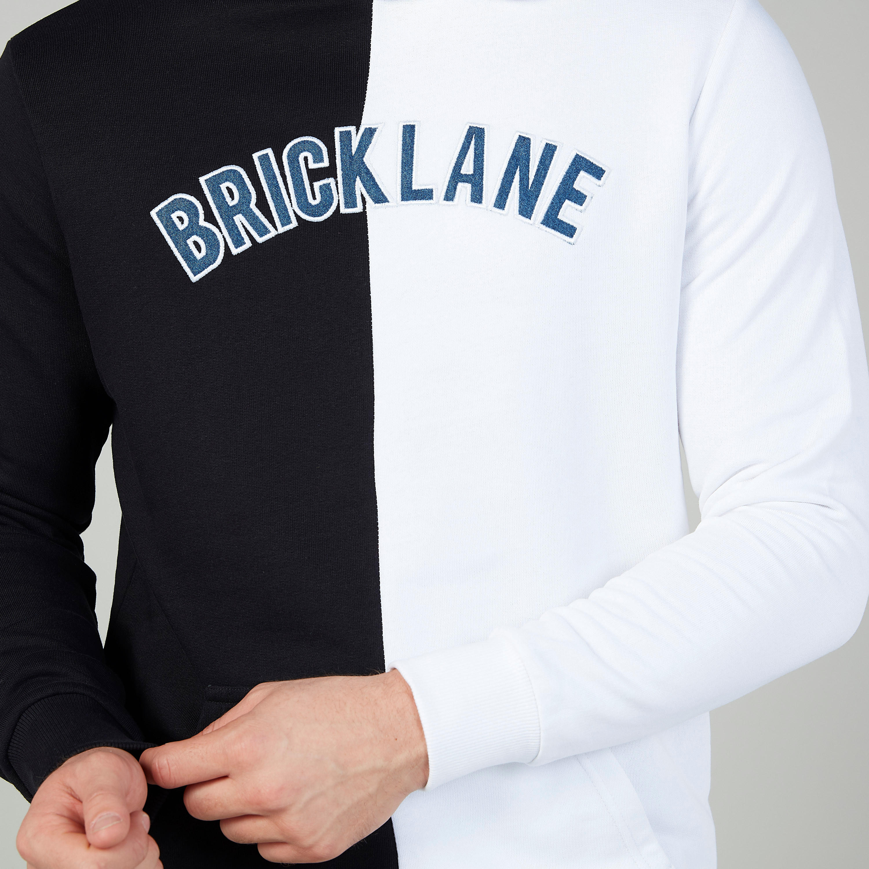 هودي مستدام بأكمام طويلة بتصاميم مغايرة وطبعات من لي كوبر -men-winterwear-hoodiesandsweatshirts-image-3