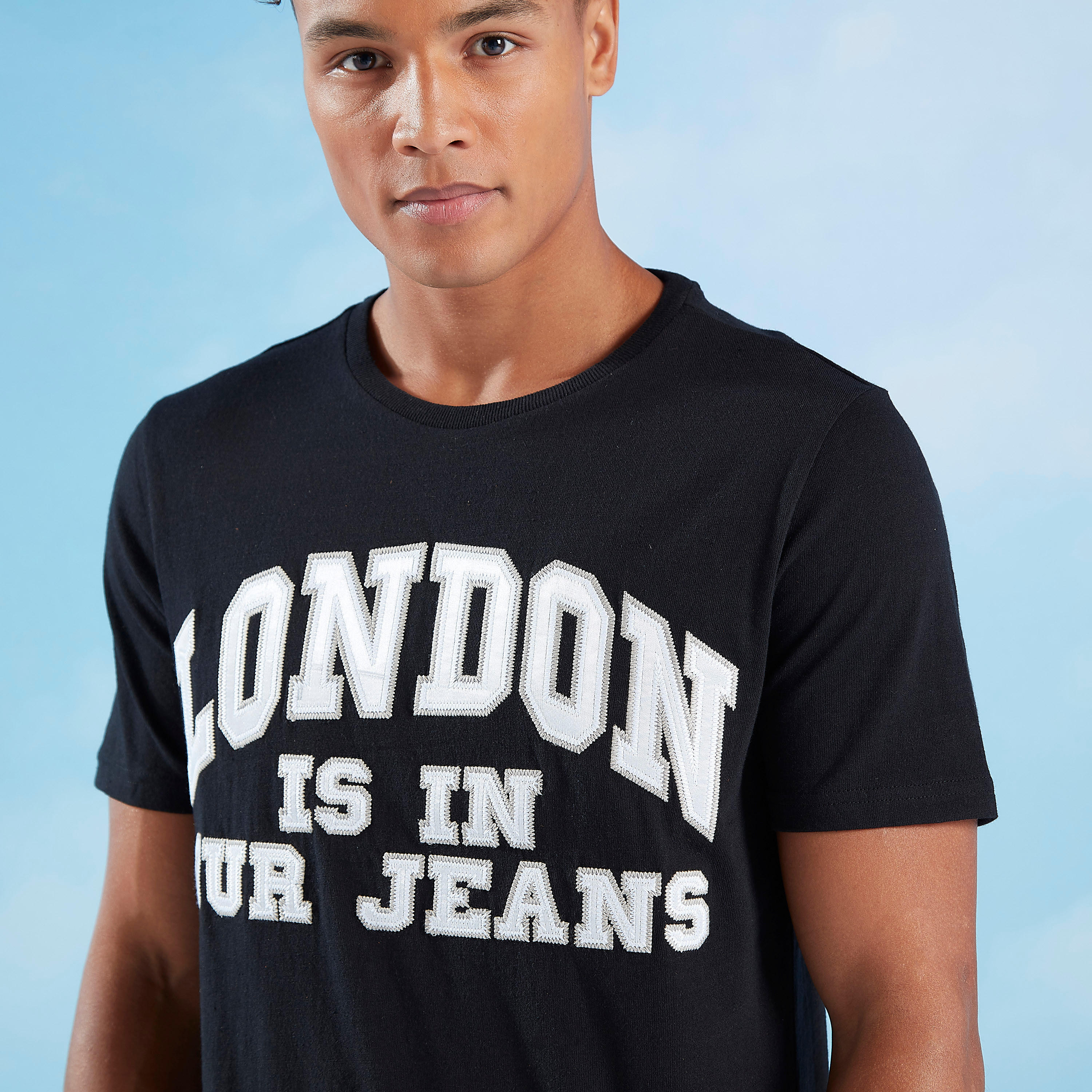 Lee Cooper Printed Crew Neck T-shirt with Short Sleeves-men-clothing-tshirtsandpolos-tshirts-image-4