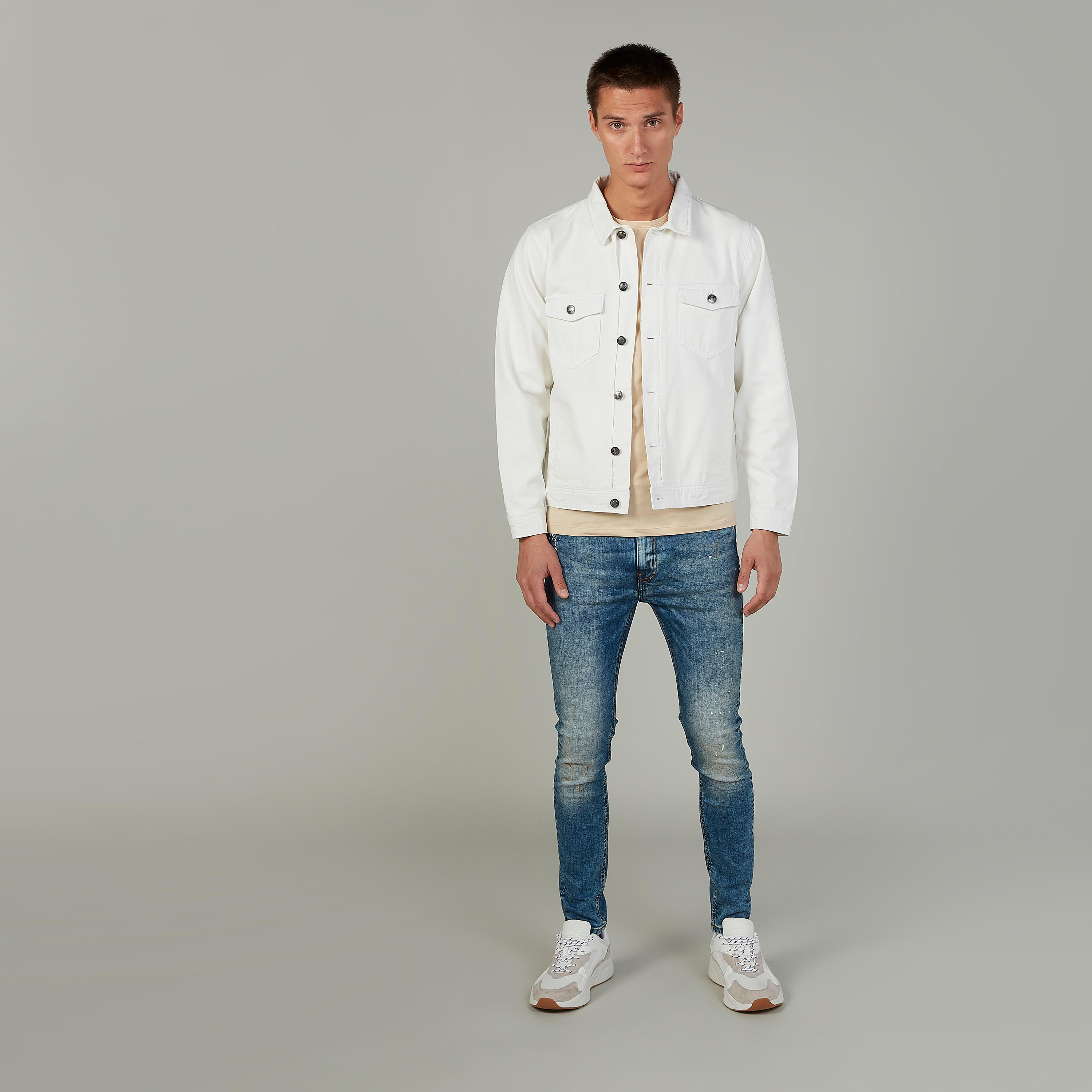 Sustainable Lee Cooper Denim Jacket with Long Sleeves and Pockets-men-clothing-jacketsandblazers-jackets-image-2