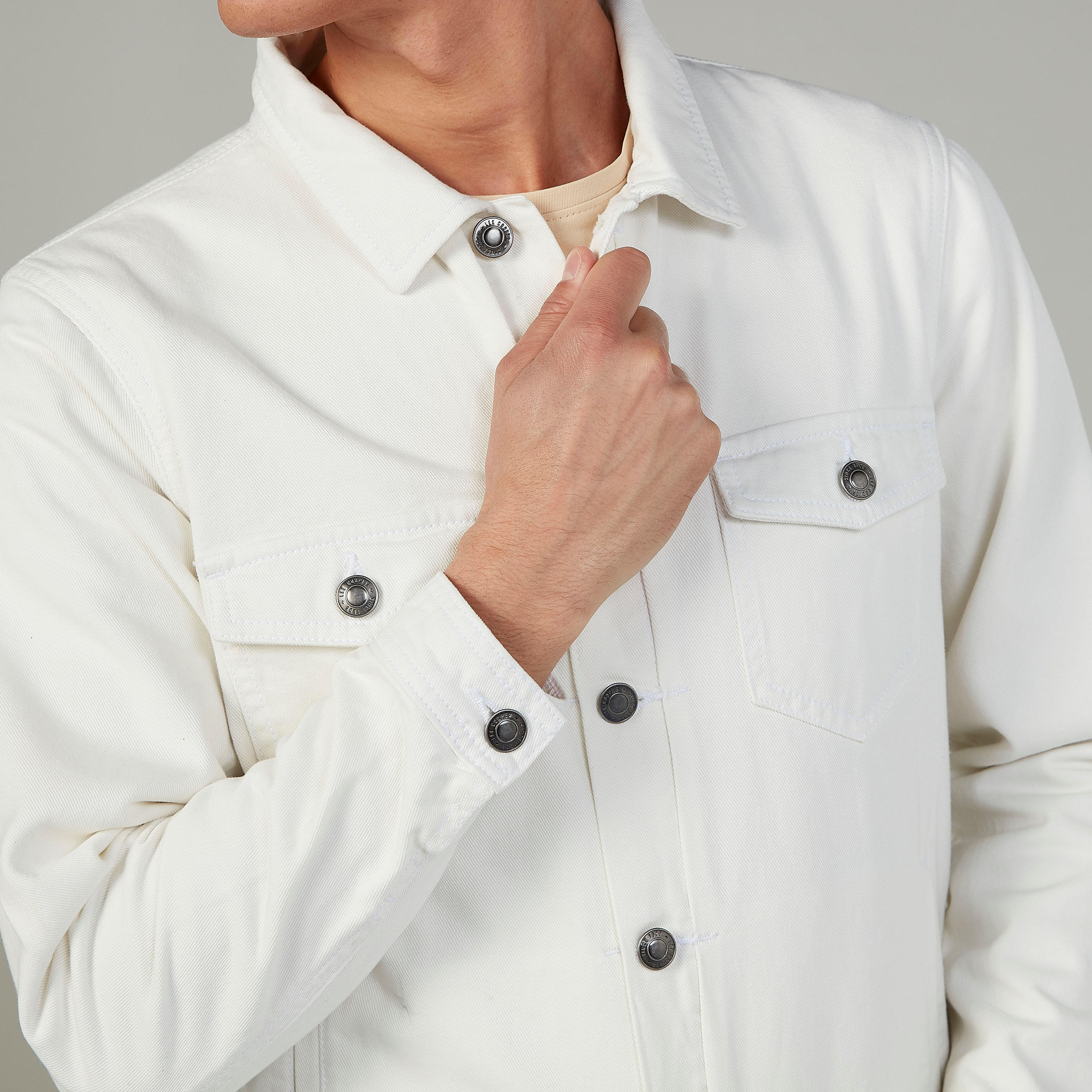 Sustainable Lee Cooper Denim Jacket with Long Sleeves and Pockets-men-clothing-jacketsandblazers-jackets-image-3
