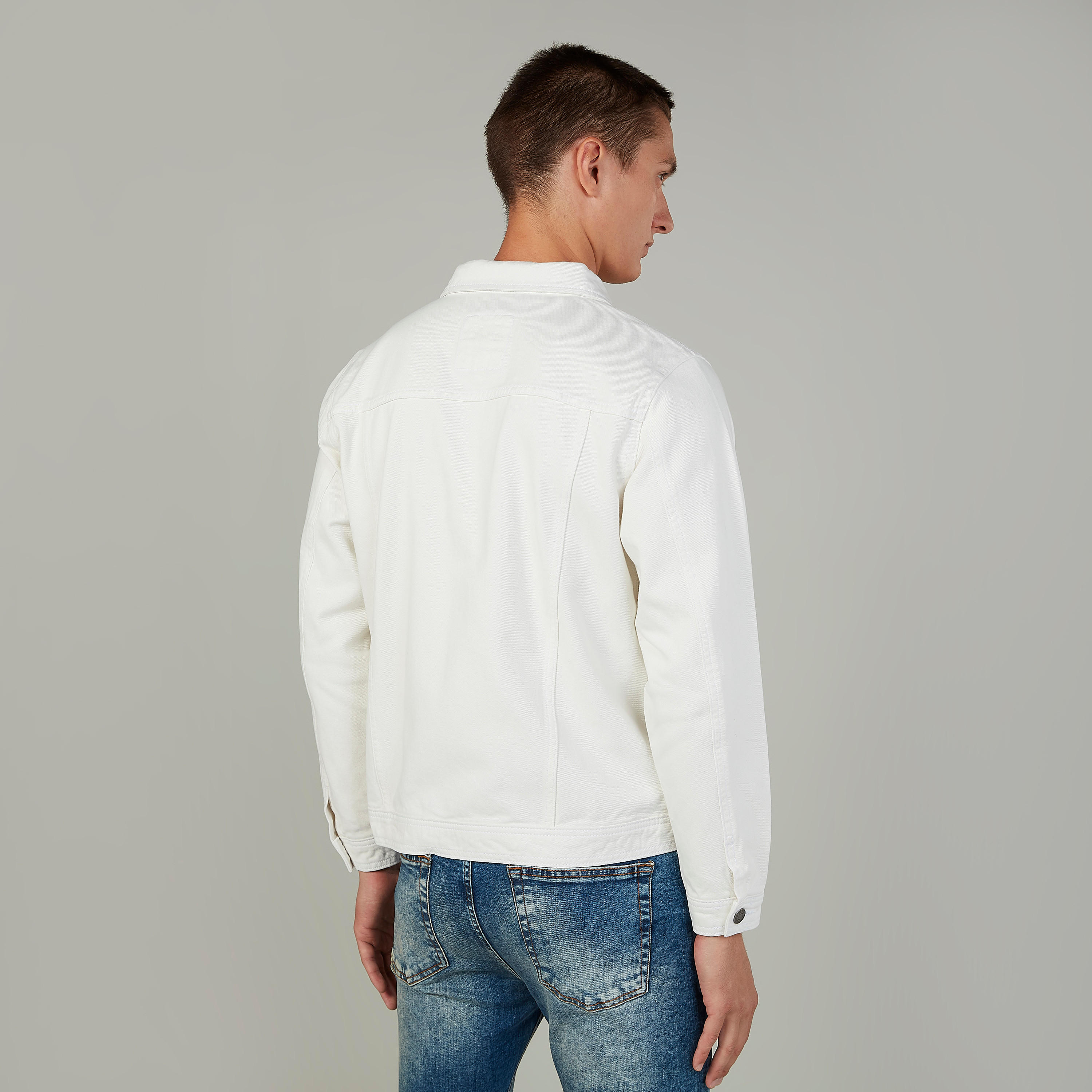 Sustainable Lee Cooper Denim Jacket with Long Sleeves and Pockets-men-clothing-jacketsandblazers-jackets-image-4