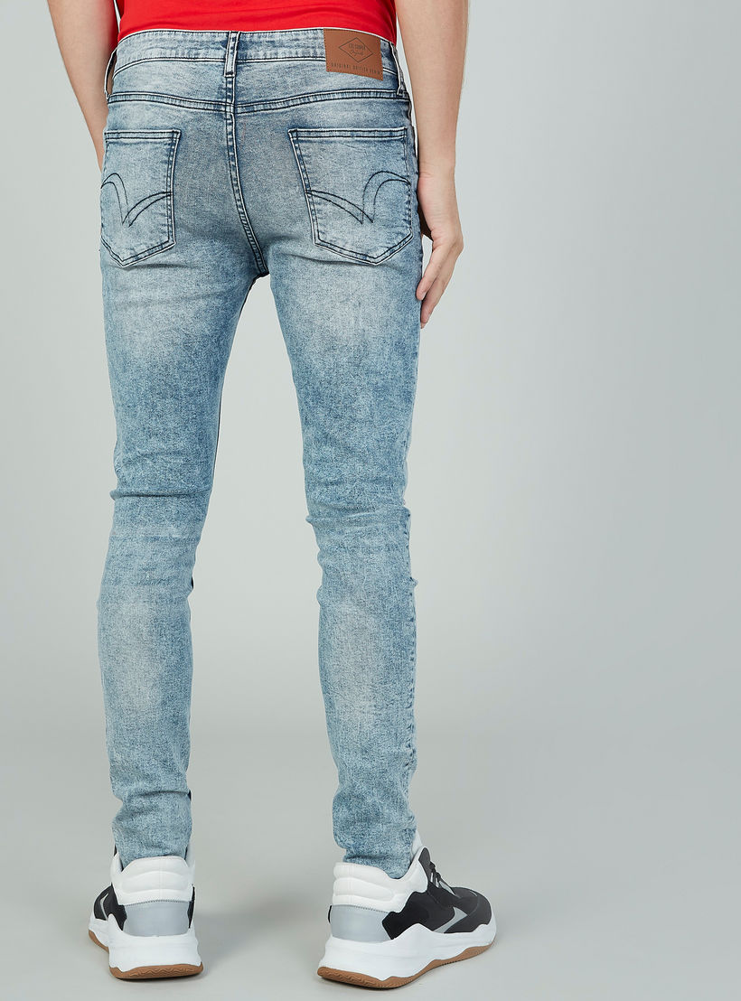 بنطلون جينز طويل ممزق بجيوب من لي كوبر-men-clothing-bottoms-jeans-image-4