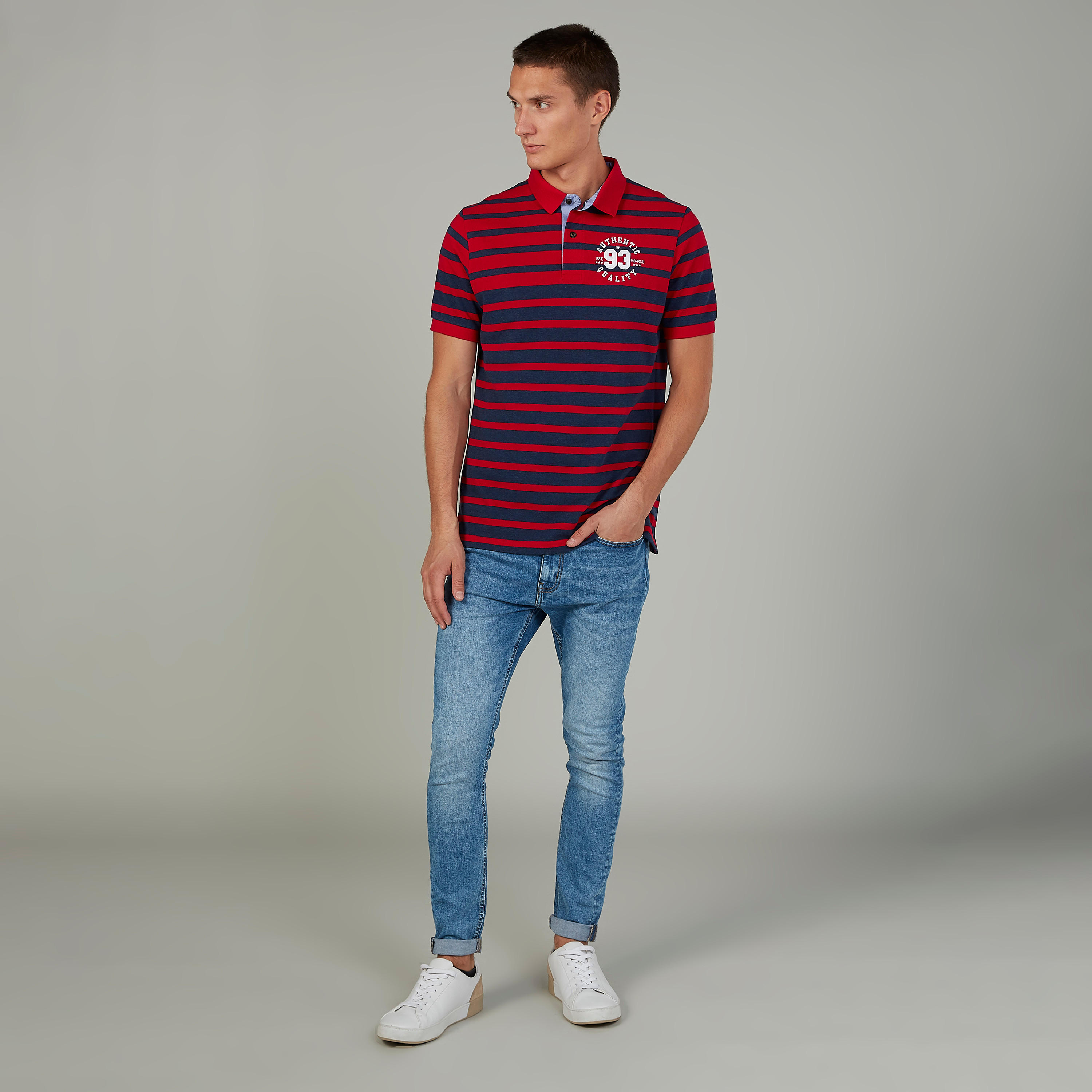 جاكيت بومبر مستدام مخطط بأكمام طويلة من لي كوبر-men-clothing-bottoms-jeans-image-2