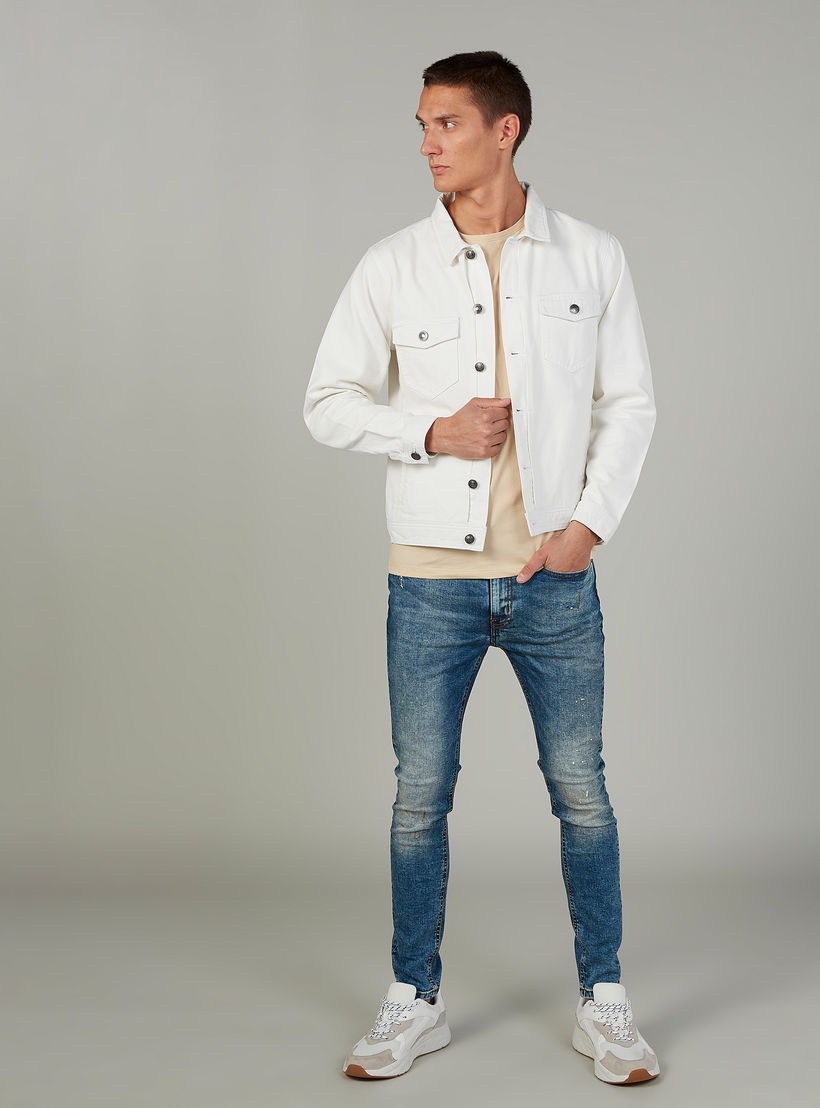 Sustainable Lee Cooper Skinny Fit Full Length Mid Waist Jeans-men-clothing-bottoms-jeans-image-2