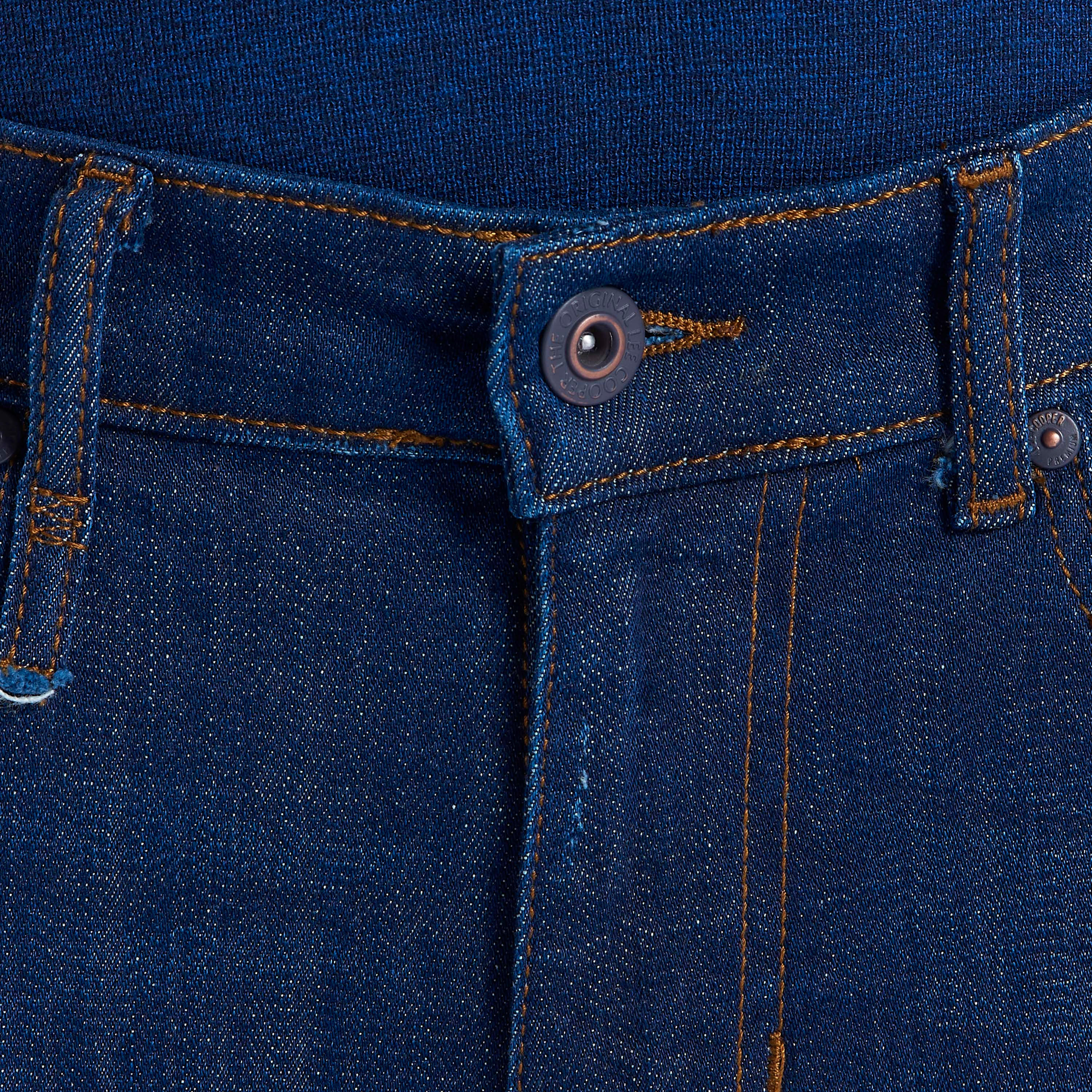 بنطلون جينز ممزق بجيوب وحلقات للحزام من لي كوبر-men-clothing-bottoms-jeans-image-3