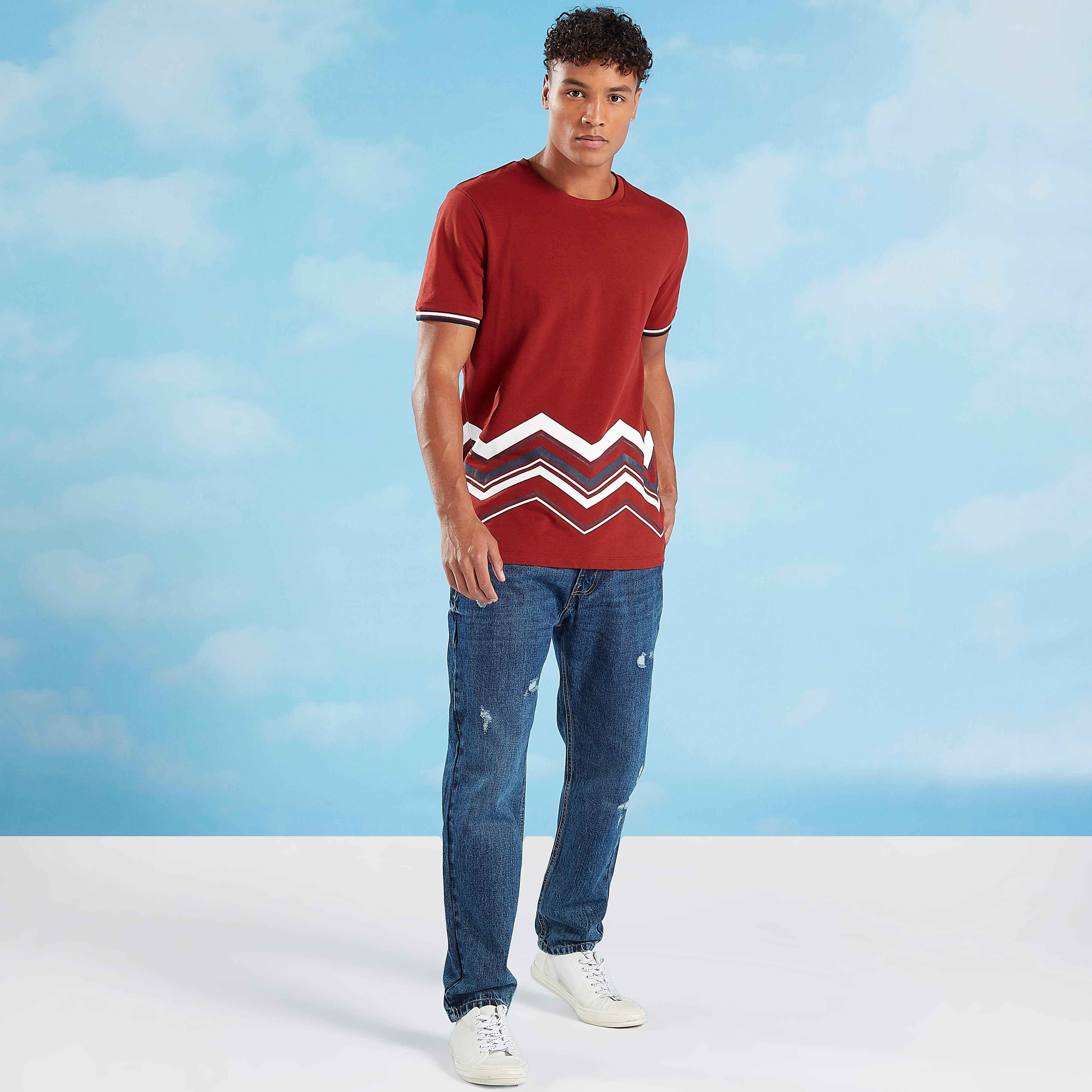 بنطلون جينز مستدام ممزّق بخصر متوسط الارتفاع من لي كوبر-men-clothing-bottoms-jeans-image-2