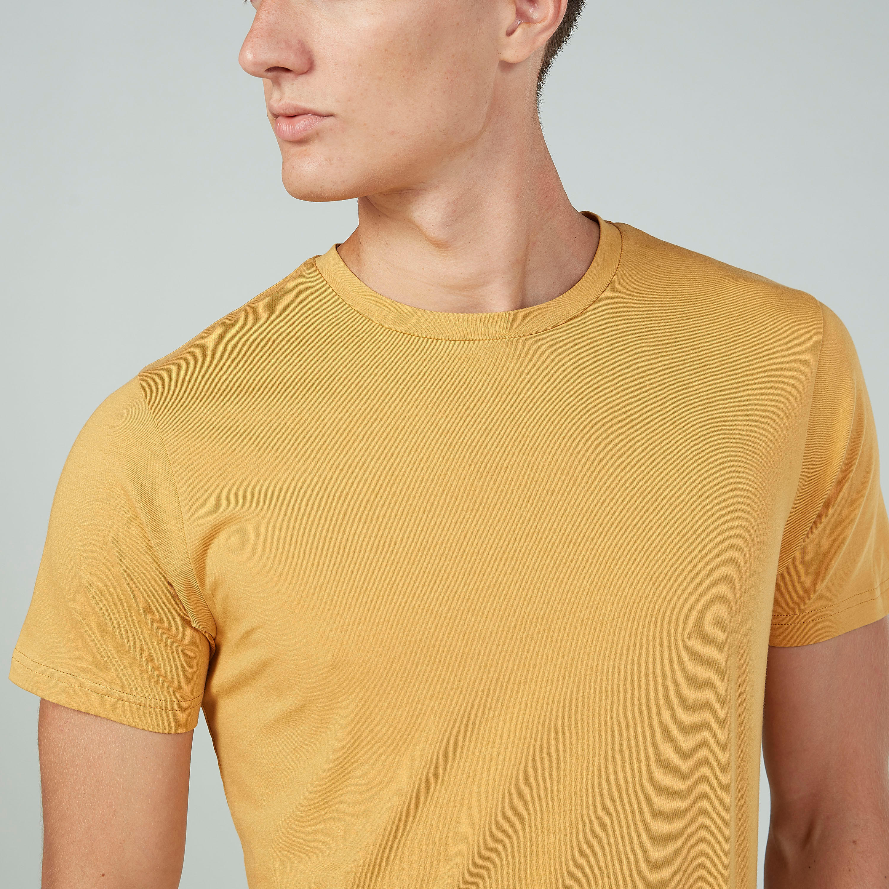 تيشيرت بياقة دائرية وأكمام قصيرة من لي كوبر-men-clothing-tshirtsandpolos-tshirts-image-3