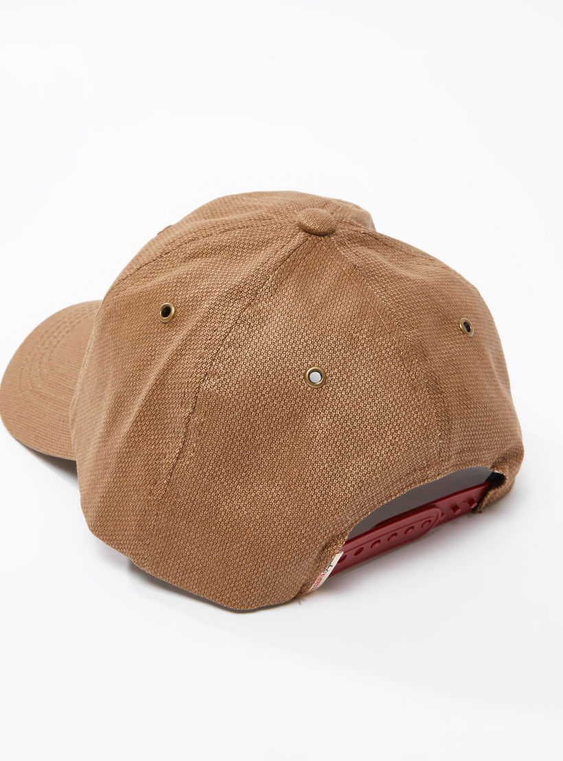 Lee Cooper Printed Cap with Snap Closure-men-caps-image-4