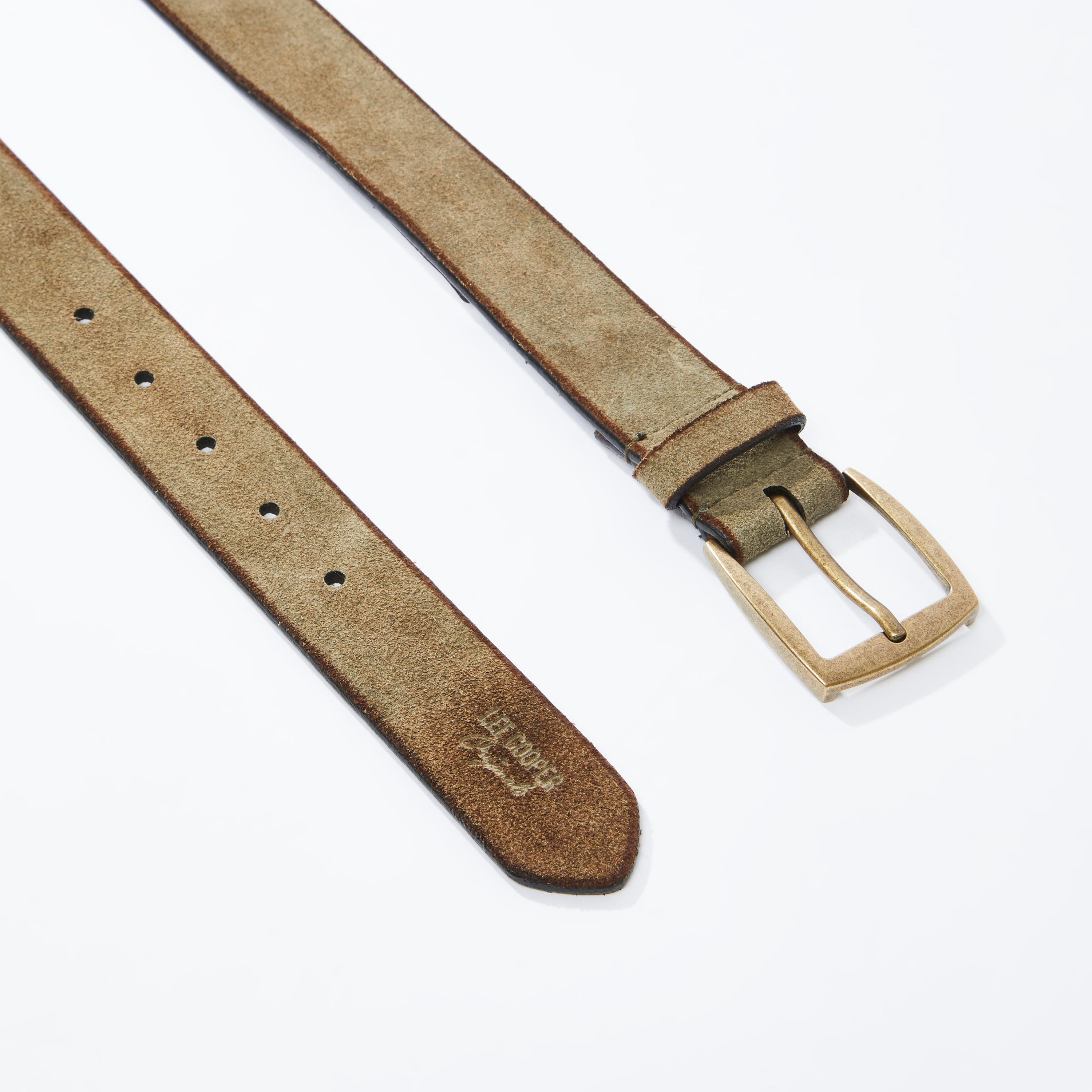 حزام بارز الملمس بإبزيم إغلاق بدبوس من لي كوبر-men-beltsandwallets-belts-image-3