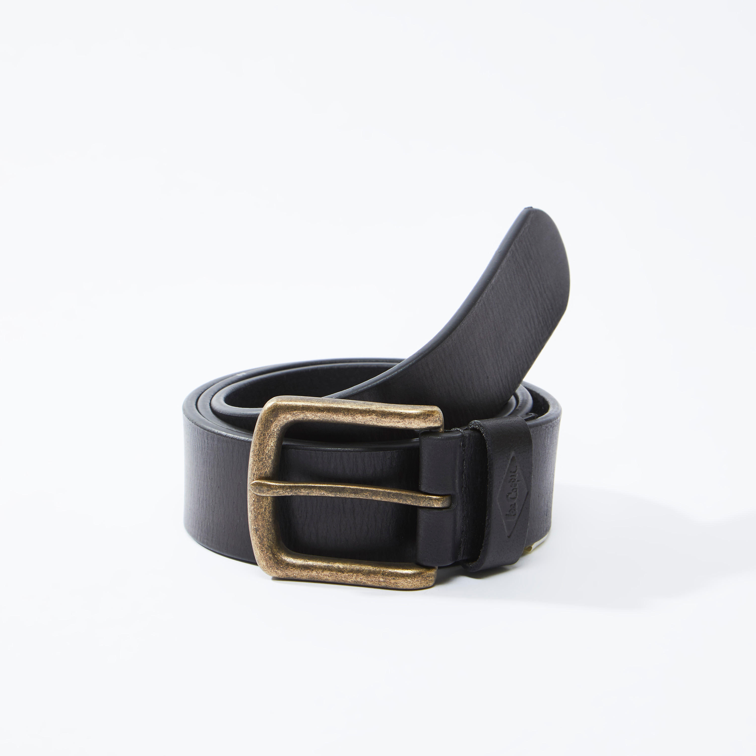حزام بارز الملمس بإبزيم إغلاق بدبوس من لي كوبر-men-beltsandwallets-belts-image-1