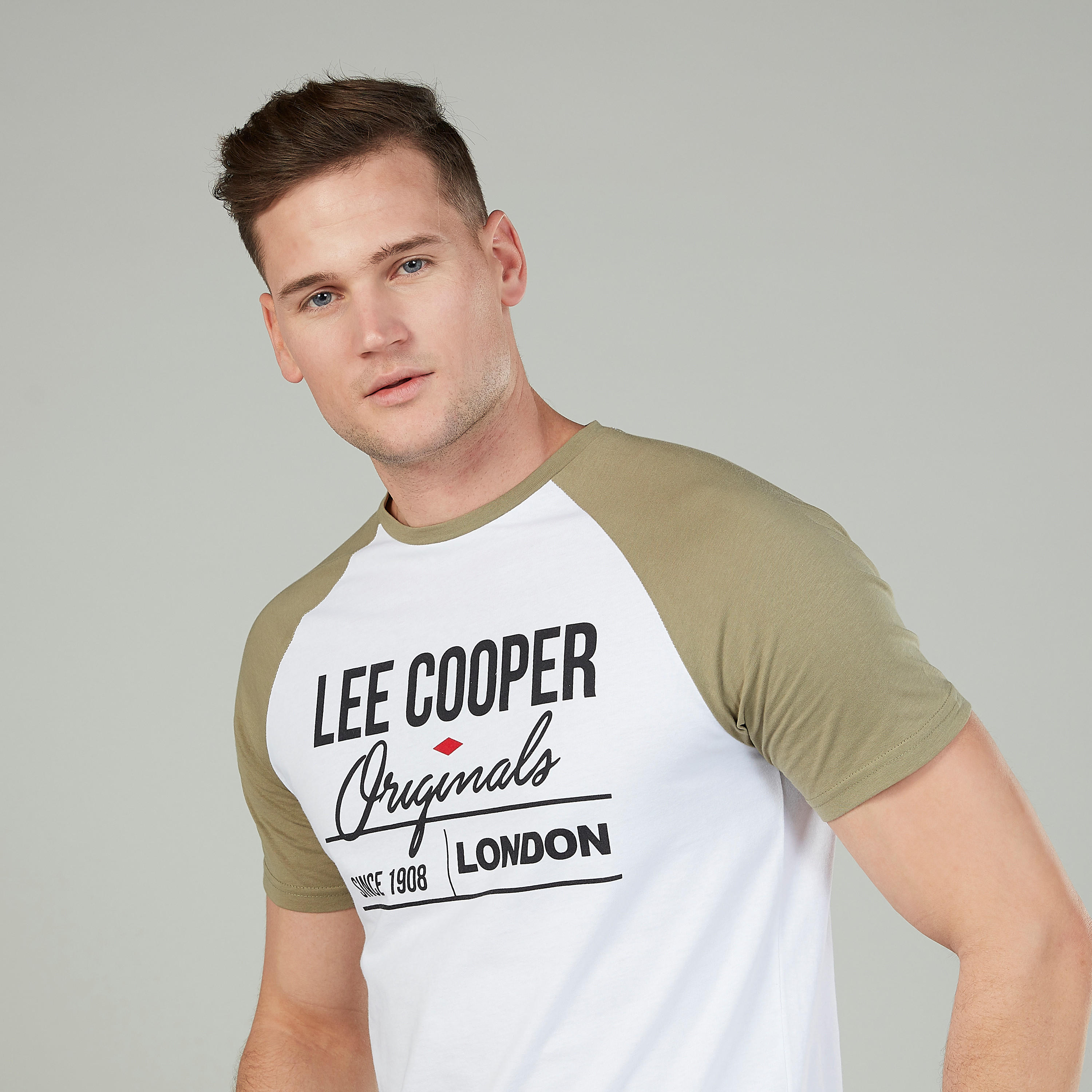 Lee Cooper Printed T-shirt with Crew Neck and Raglan Sleeves-men-clothing-tshirtsandpolos-tshirts-image-3