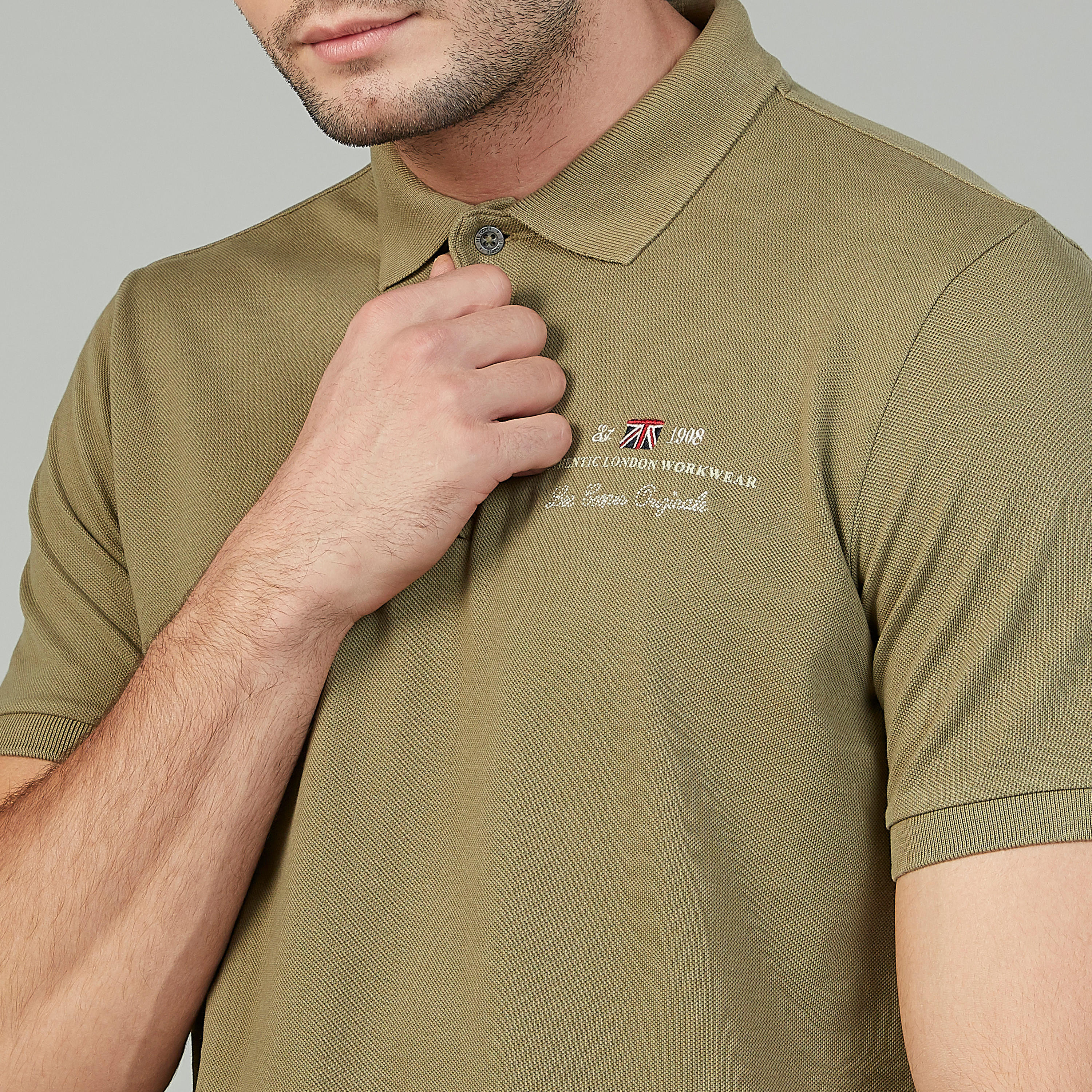 تيشيرت بولو بأكمام قصيرة وطبعات من لي كوبر-men-clothing-tshirtsandpolos-polos-image-3