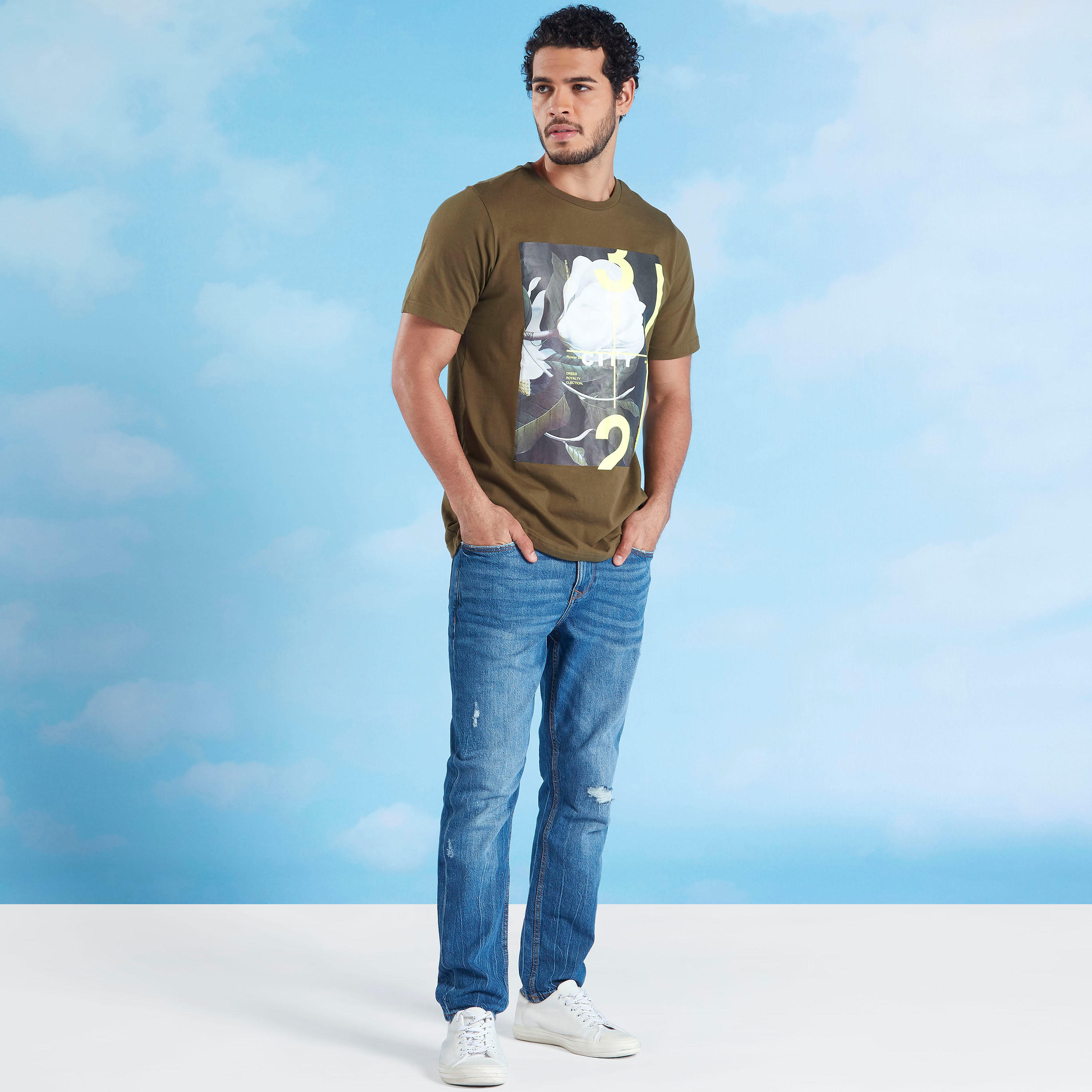 Lee Cooper Slim Fit Full Length Solid Low-Rise Jeans with Pockets-men-clothing-bottoms-jeans-image-2