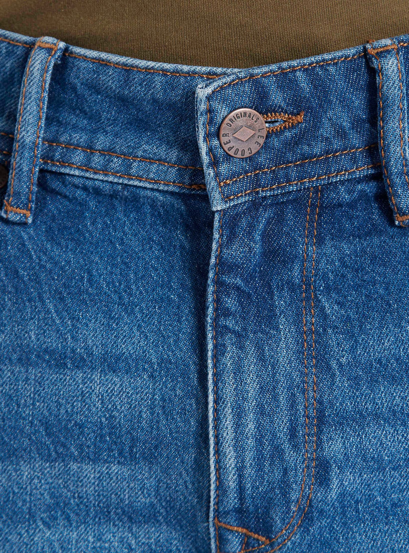 Lee Cooper Slim Fit Full Length Solid Low-Rise Jeans with Pockets-men-clothing-bottoms-jeans-image-3