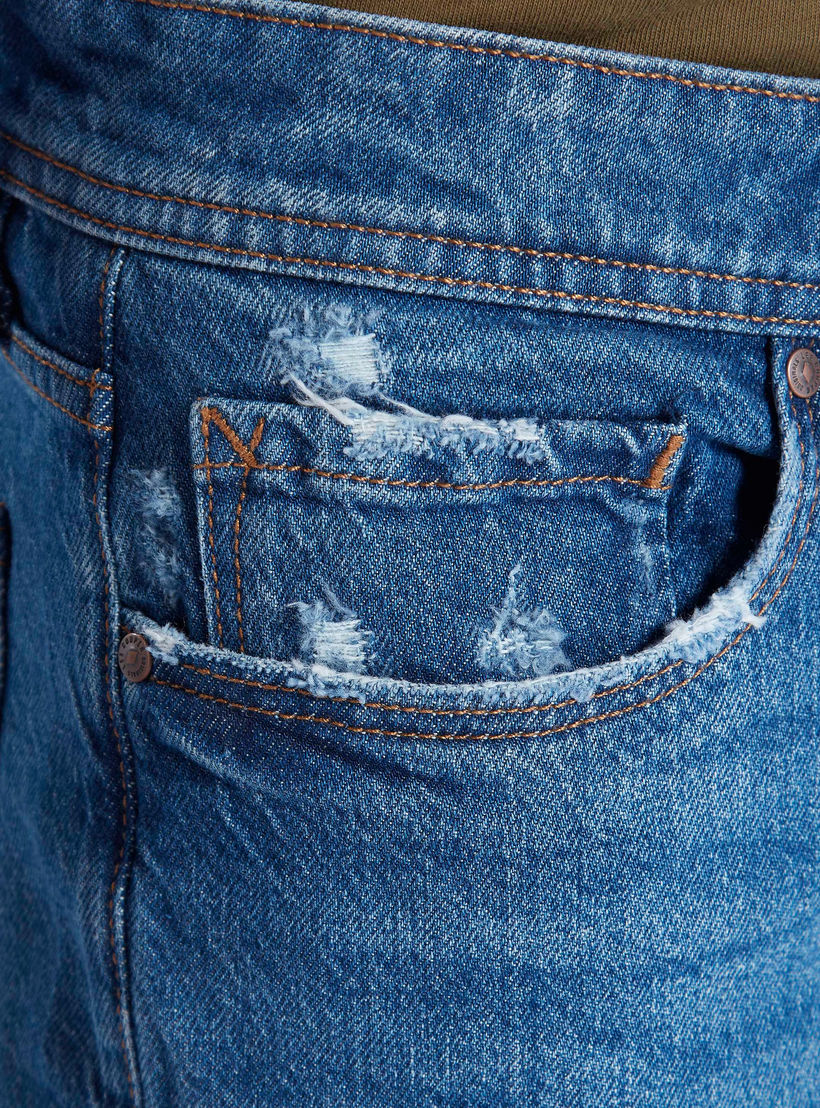 Lee Cooper Slim Fit Full Length Solid Low-Rise Jeans with Pockets-men-clothing-bottoms-jeans-image-4
