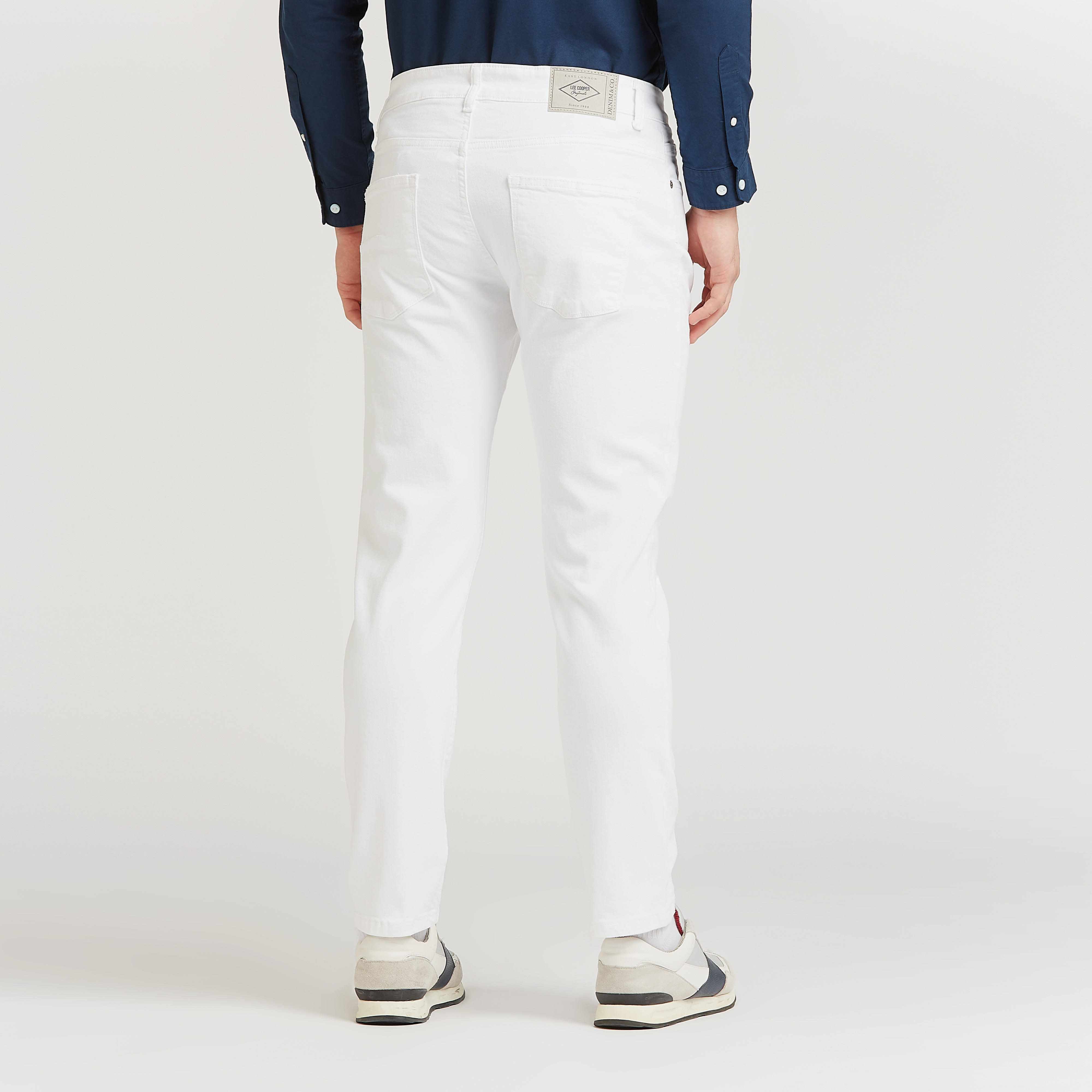 Lee Cooper Slim Fit Full Length Solid Low-Rise Jeans with Pockets-men-clothing-bottoms-trousersandchinos-trousers-image-4
