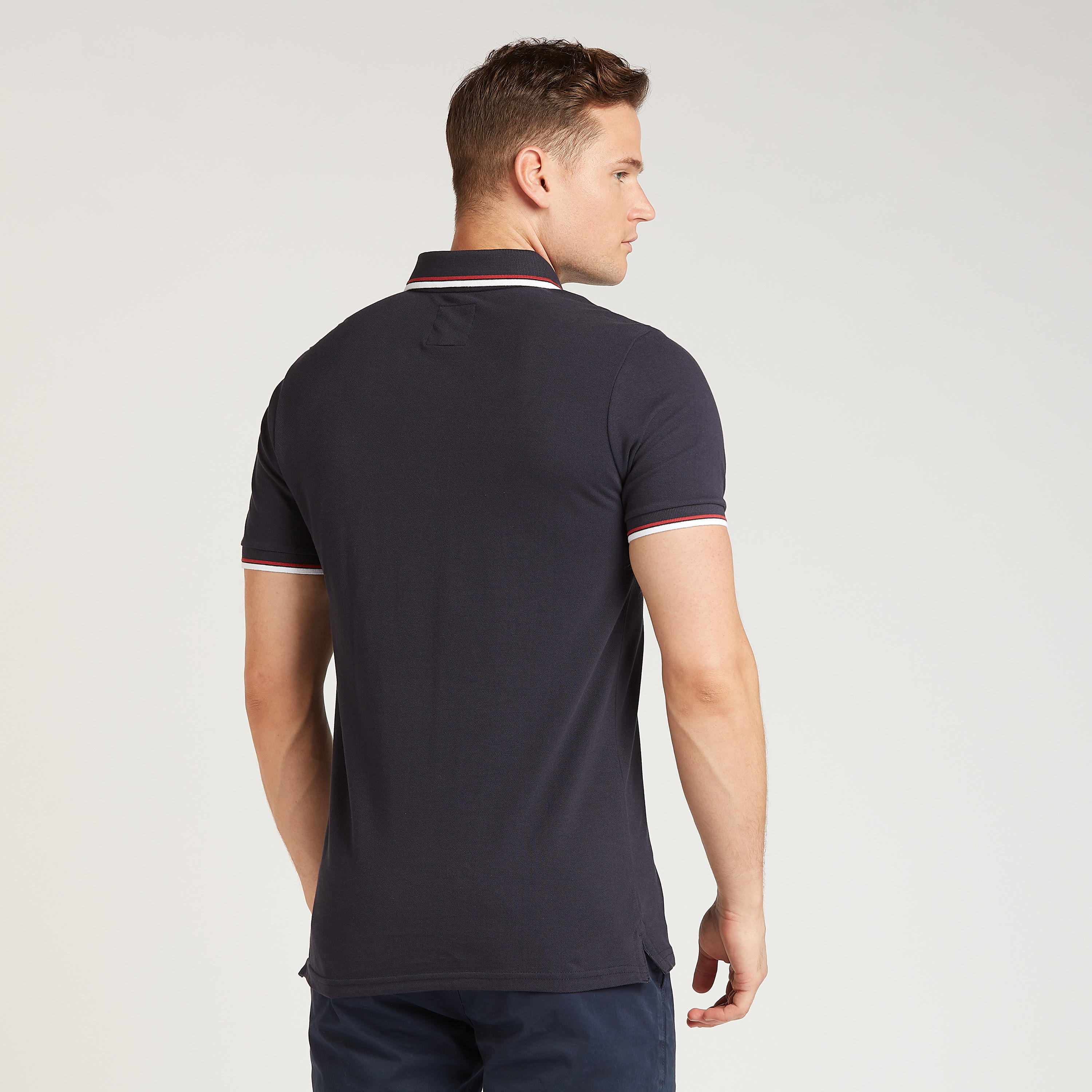 تيشيرت بولو بأكمام قصيرة بطبعات من لي كوبر-men-clothing-tshirtsandpolos-polos-image-4