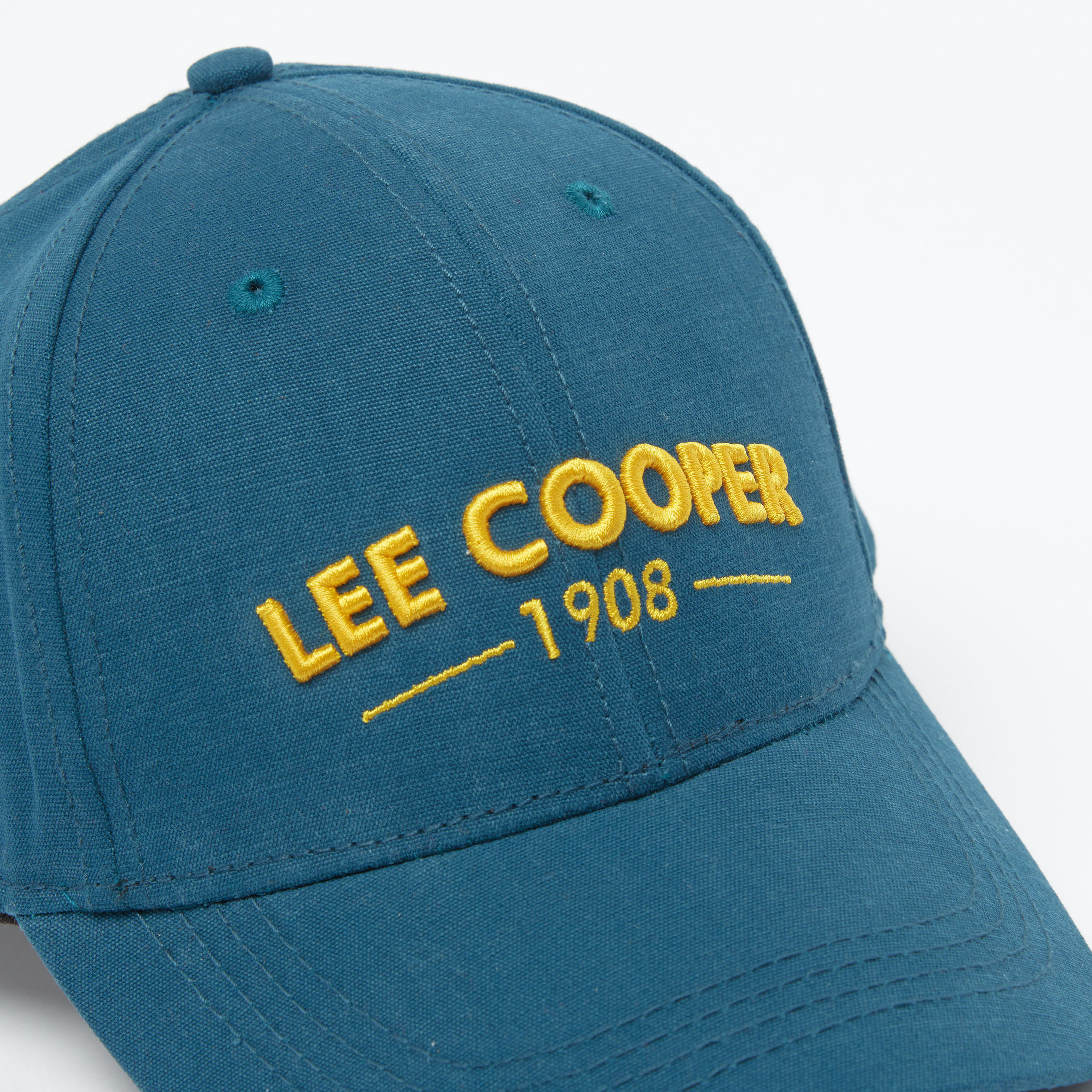 Lee Cooper Textured Cap with Plate Buckle Closure-men-caps-image-3
