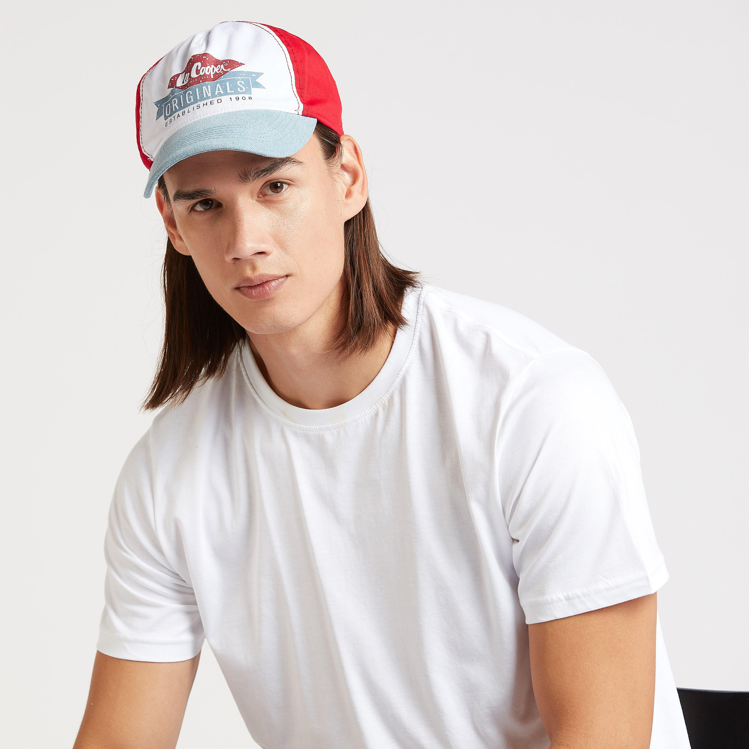 قبعة كاب بطبعات وإبزيم إغلاق من لي كوبر-men-caps-image-3