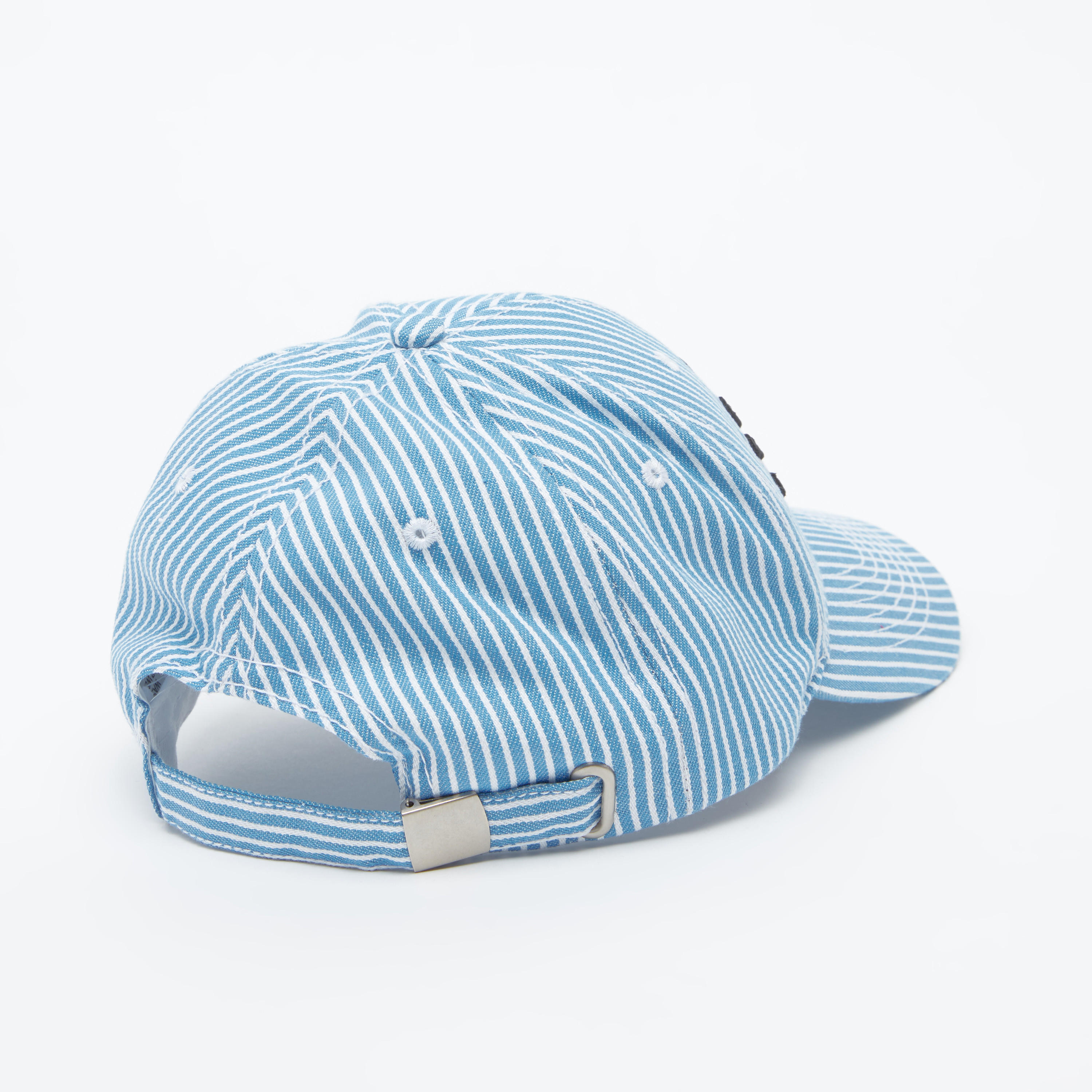 Lee Cooper Striped Cap with Plate Buckle Closure-men-caps-image-4