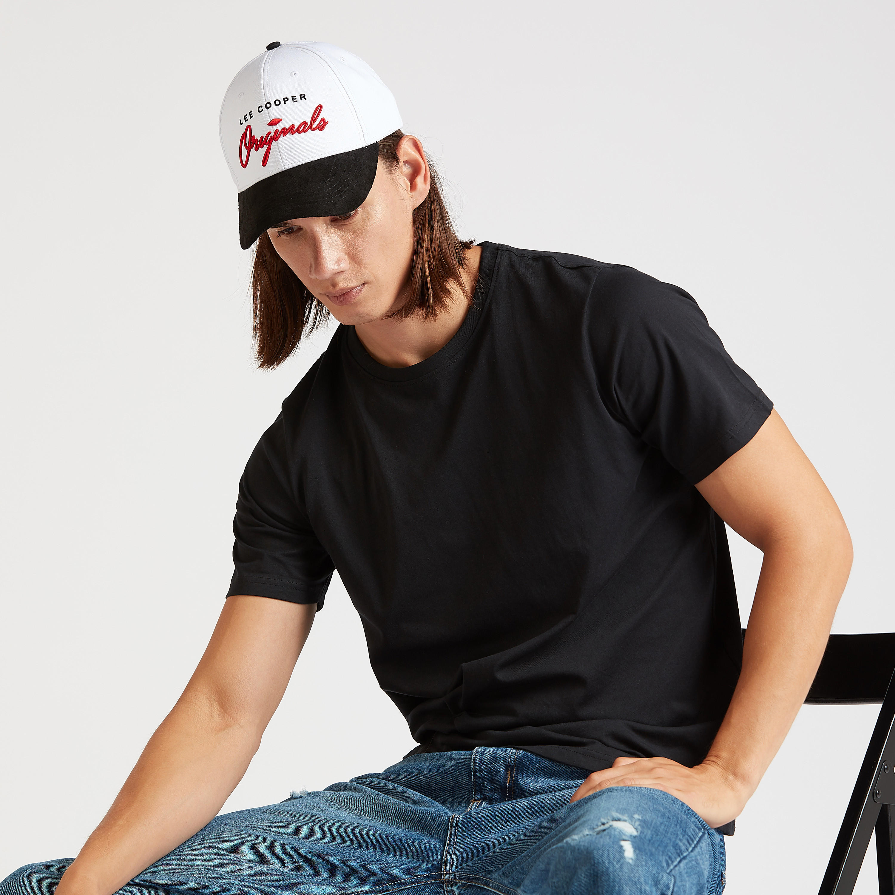 قبعة كاب بارزة الملمس بإبزيم إغلاق من لي كوبر-men-caps-image-2