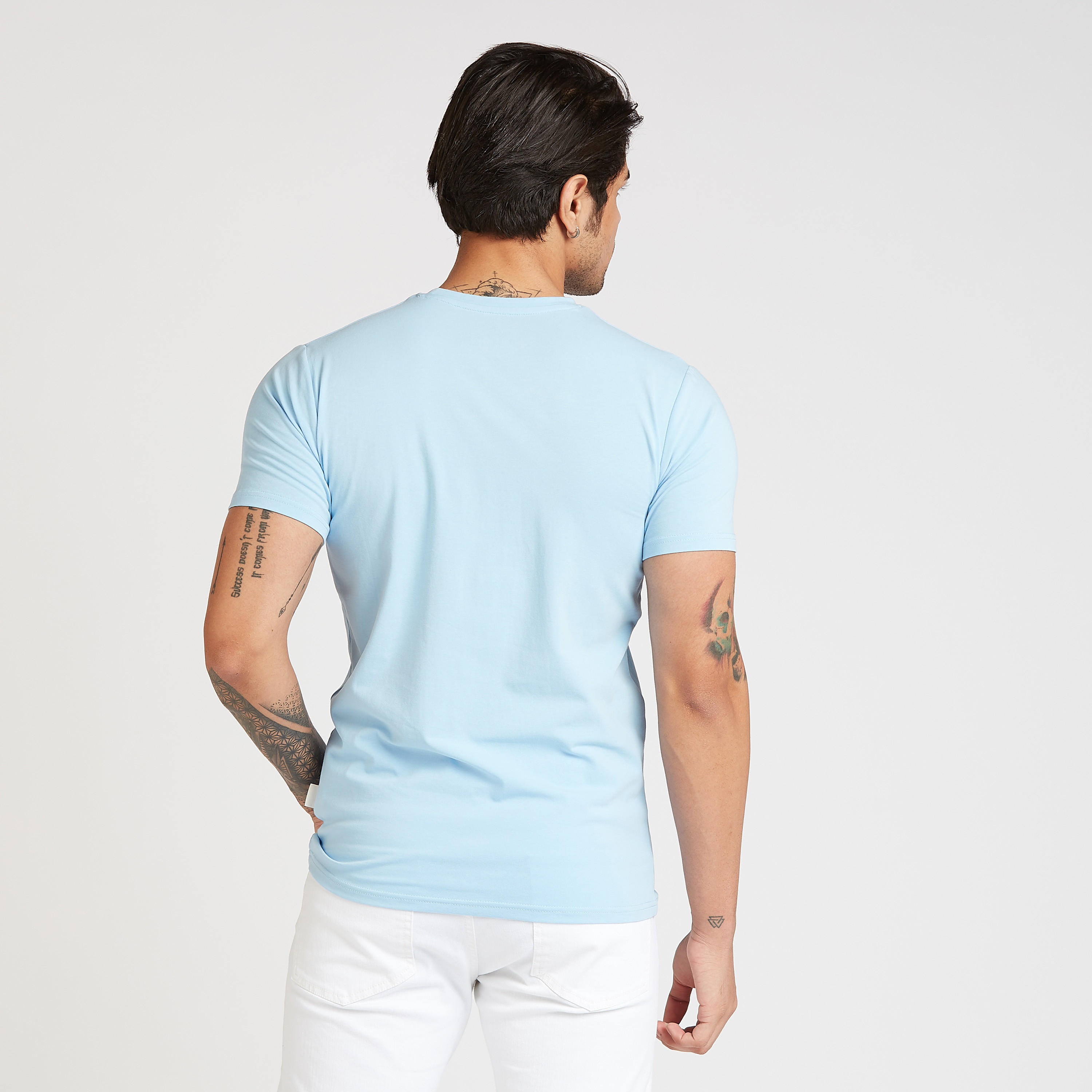 Lee Cooper Typographic Print T-shirt with Crew Neck and Short Sleeves-men-clothing-tshirtsandpolos-tshirts-image-4