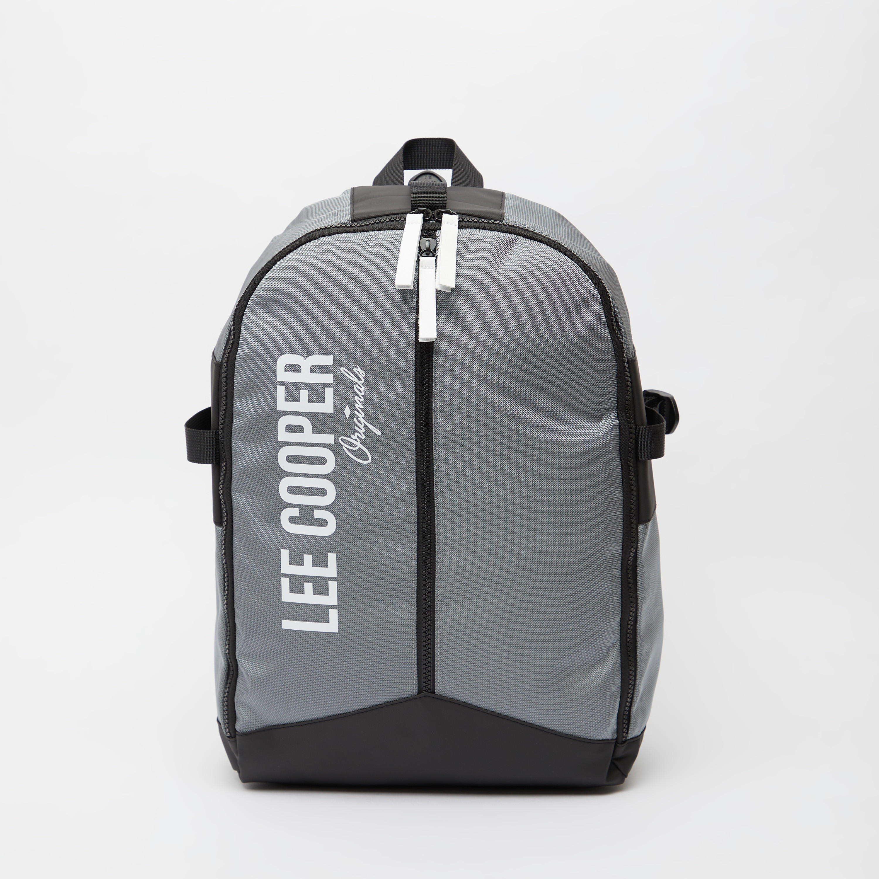Lee Cooper Printed Backpack with Adjustable Shoulder Straps-men-bags-image-1